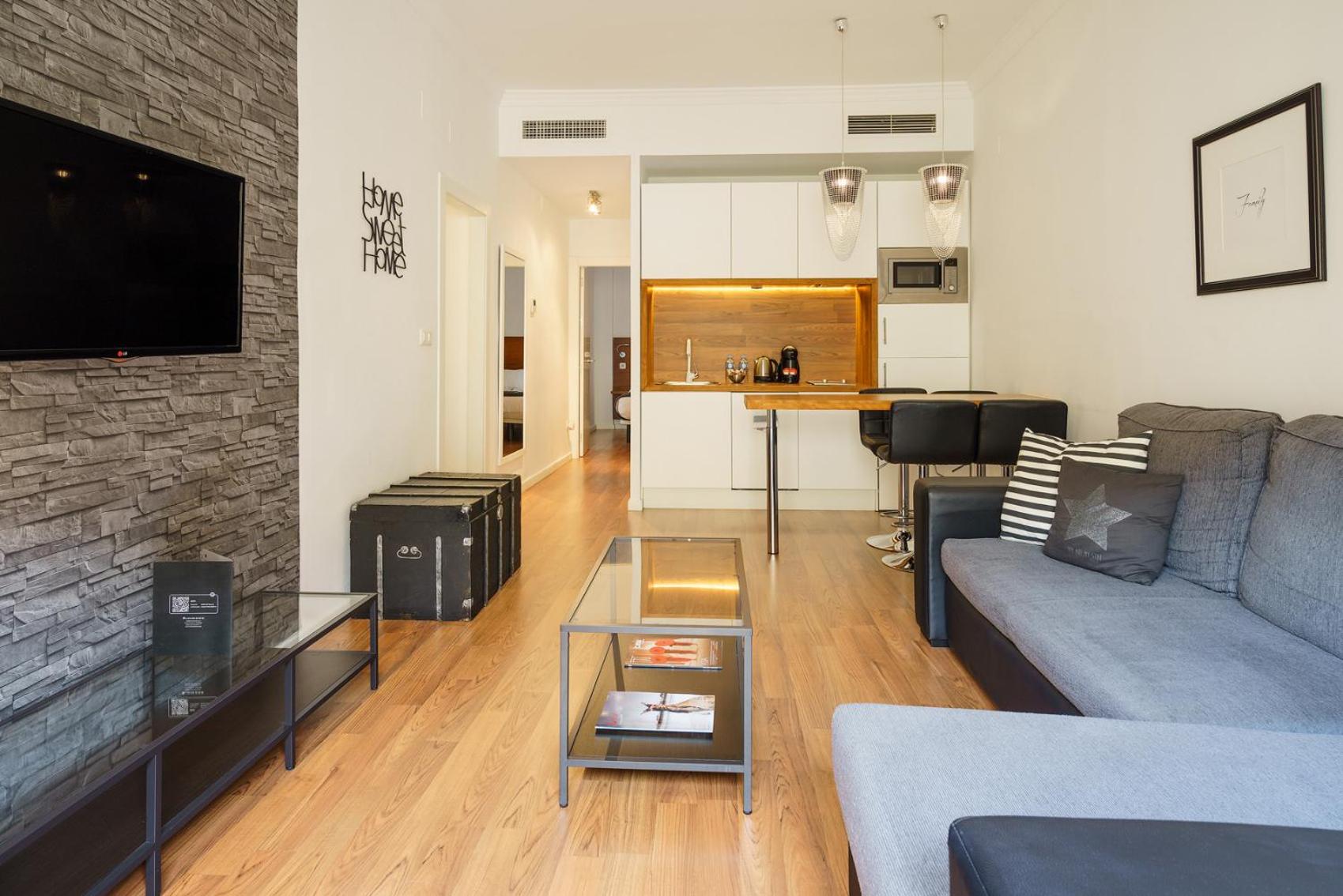 Apartamento de dos habitaciones