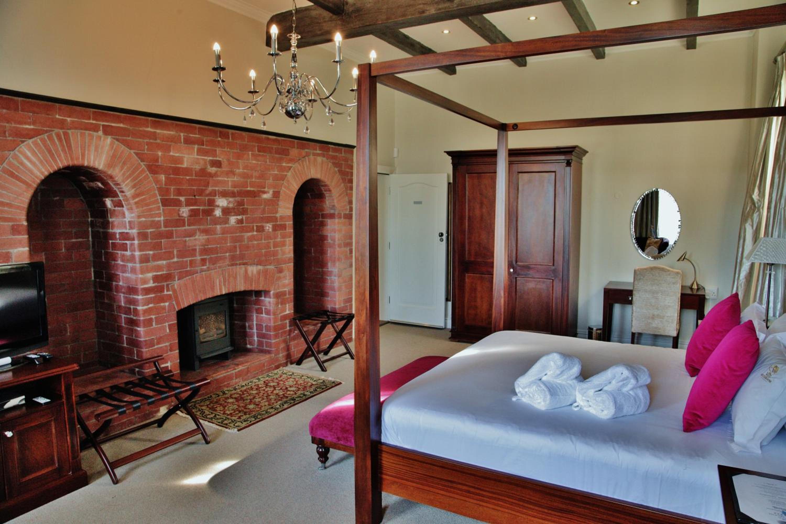 豪华双人房带 fireplace