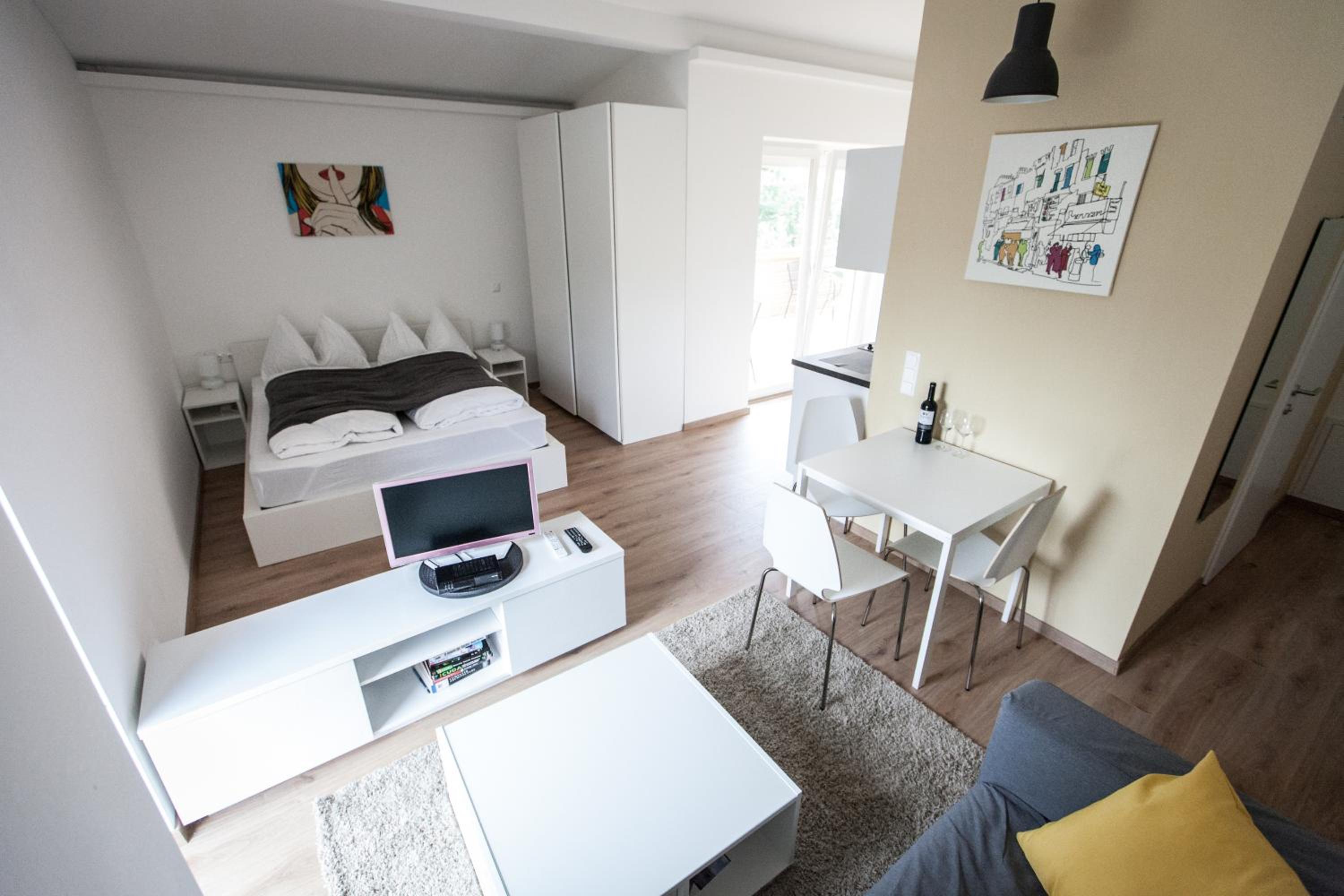 Studio with Balcony