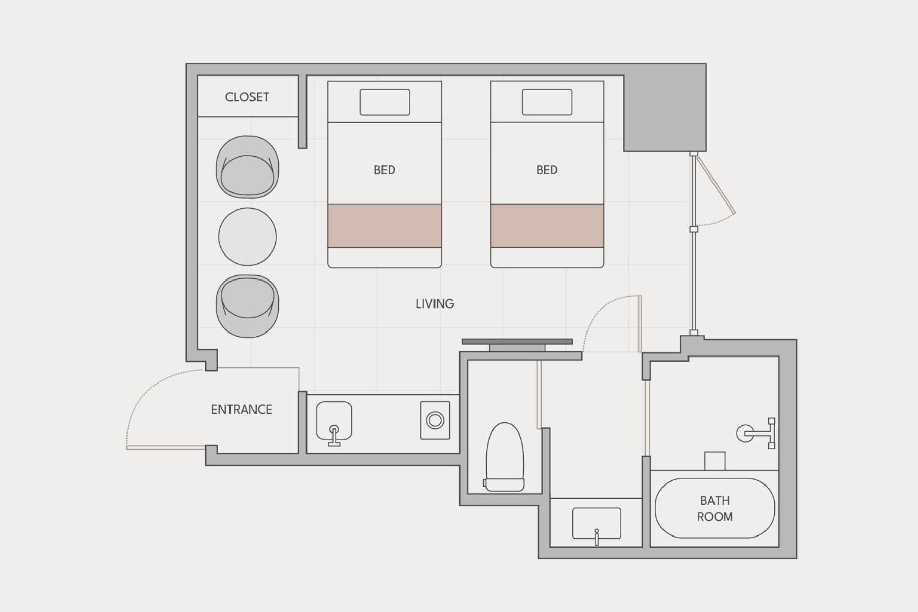 Standard Twin Room - Photo 4