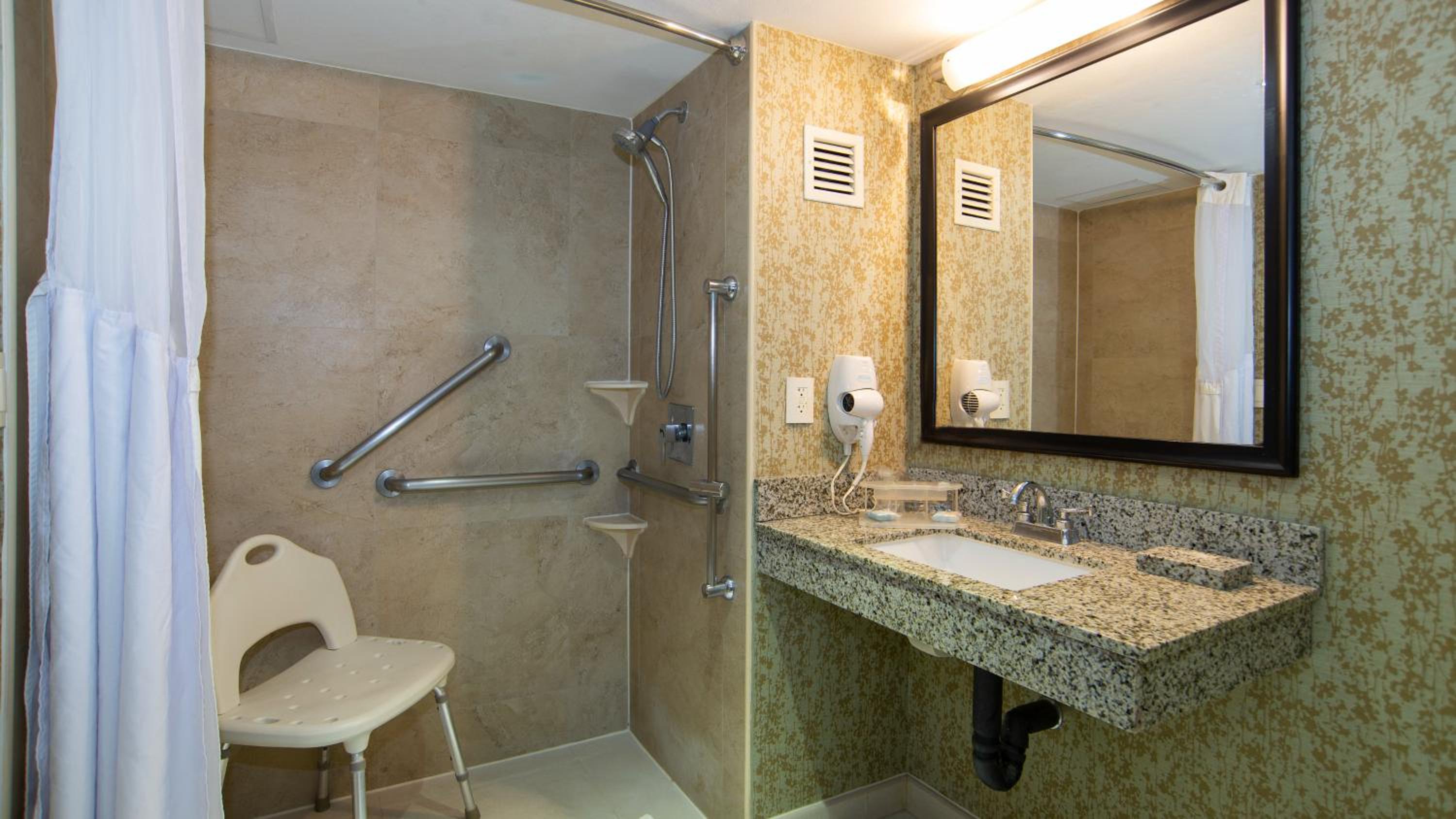 Standard King Room with Roll-in Shower - Mobility Accessible photo 2