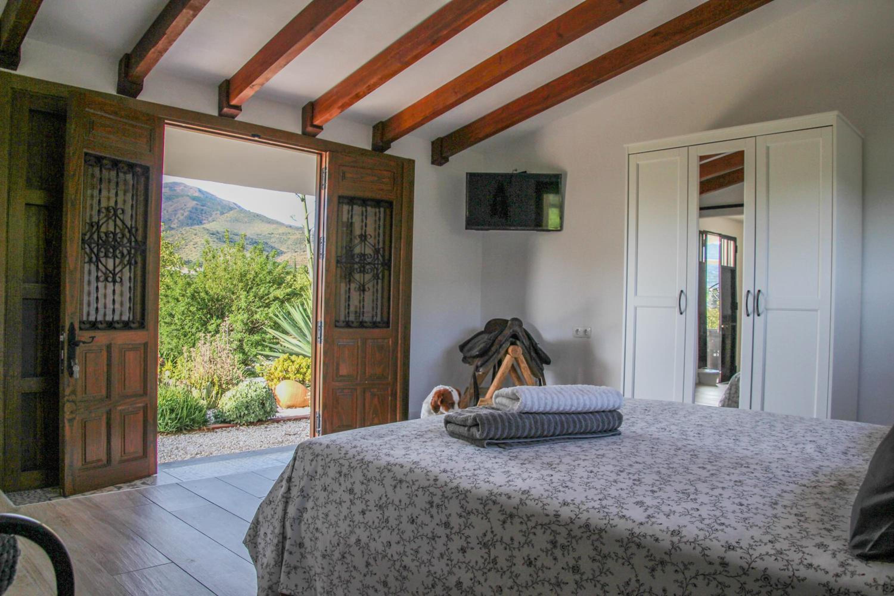 Apartamento con vista al jardín