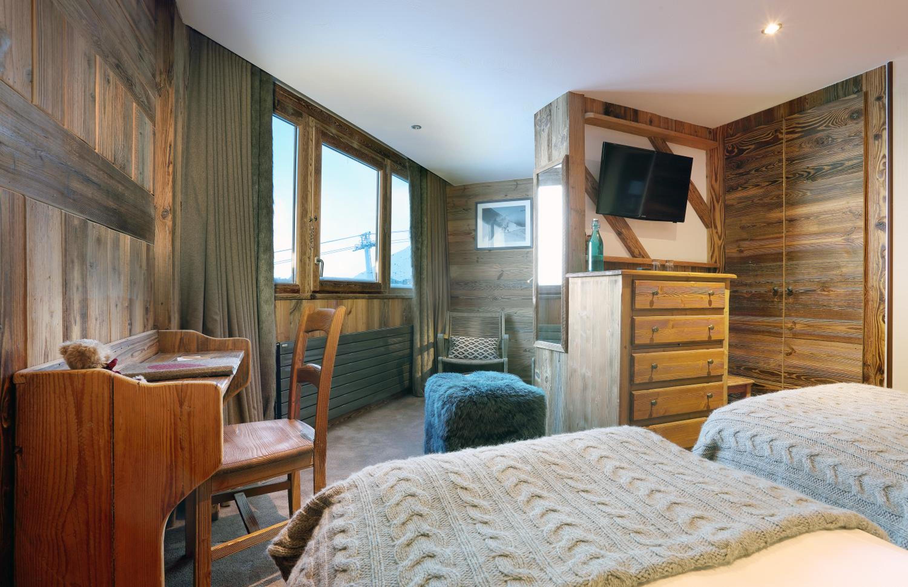 Chambre Double/Lits Jumeaux Cocoon avec Véranda et Baignoire Spa