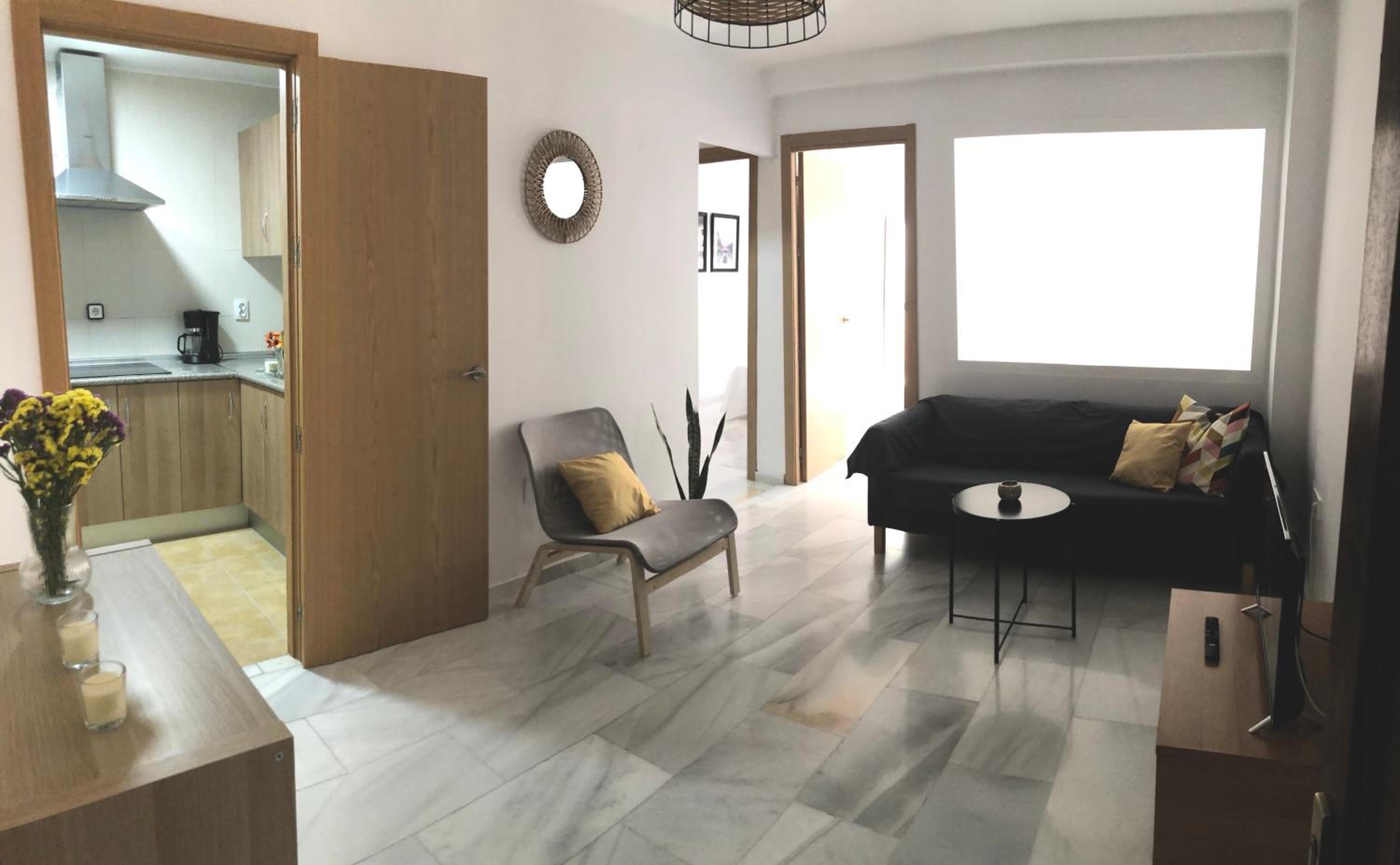 Apartamento de dos habitaciones