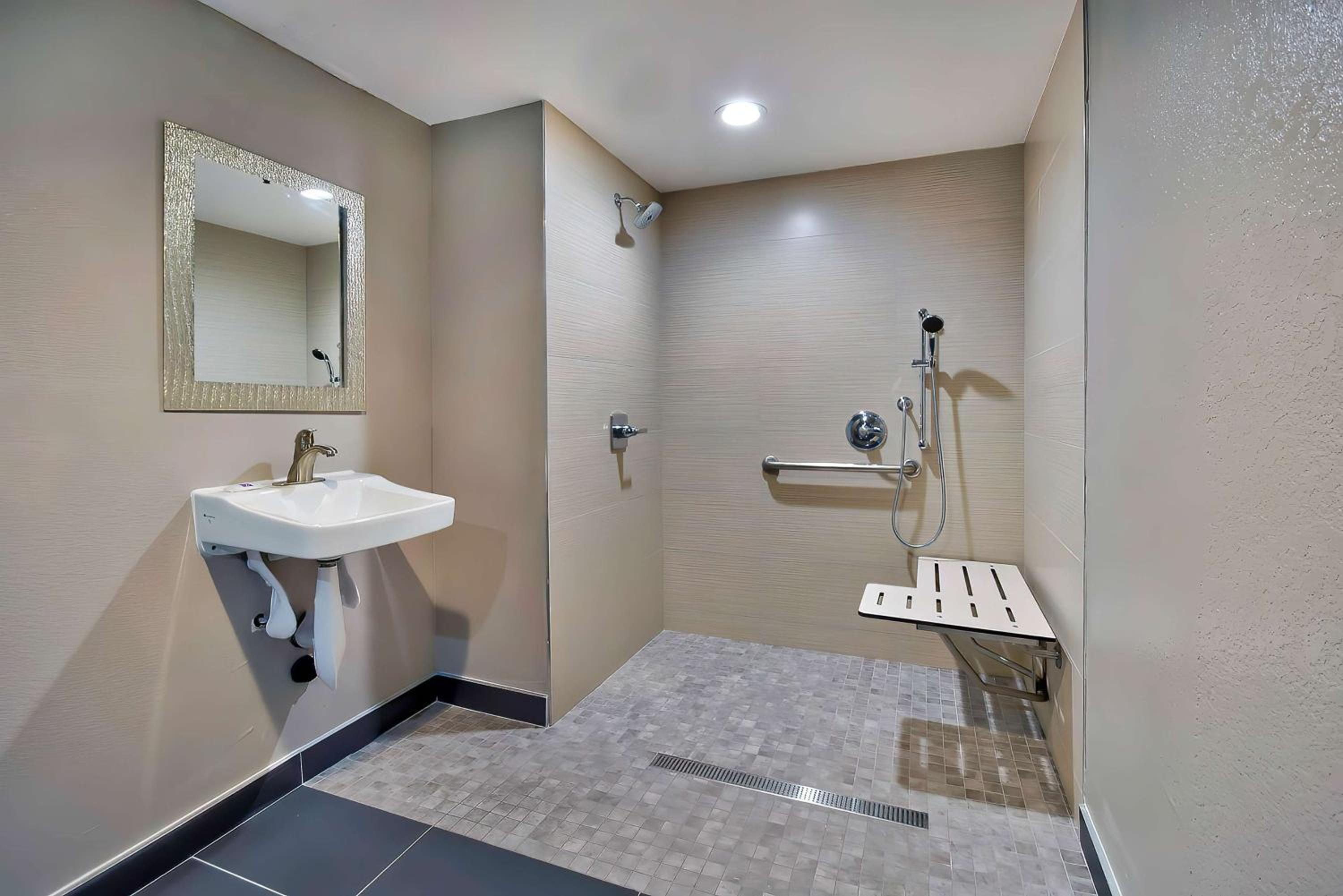 Queen Room - Disability Access - Roll in Shower