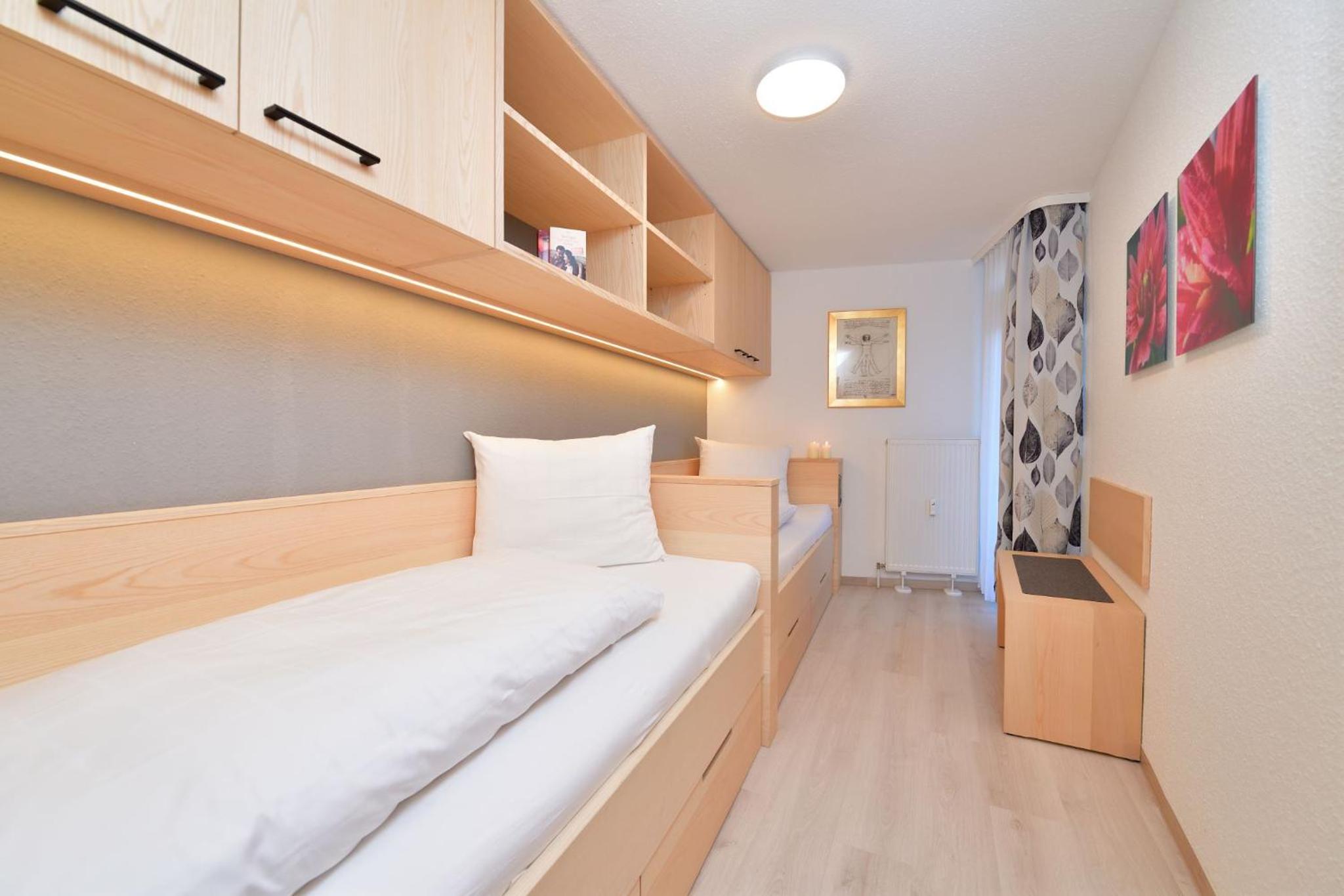 Economy Apartment with single beds max 2 adults