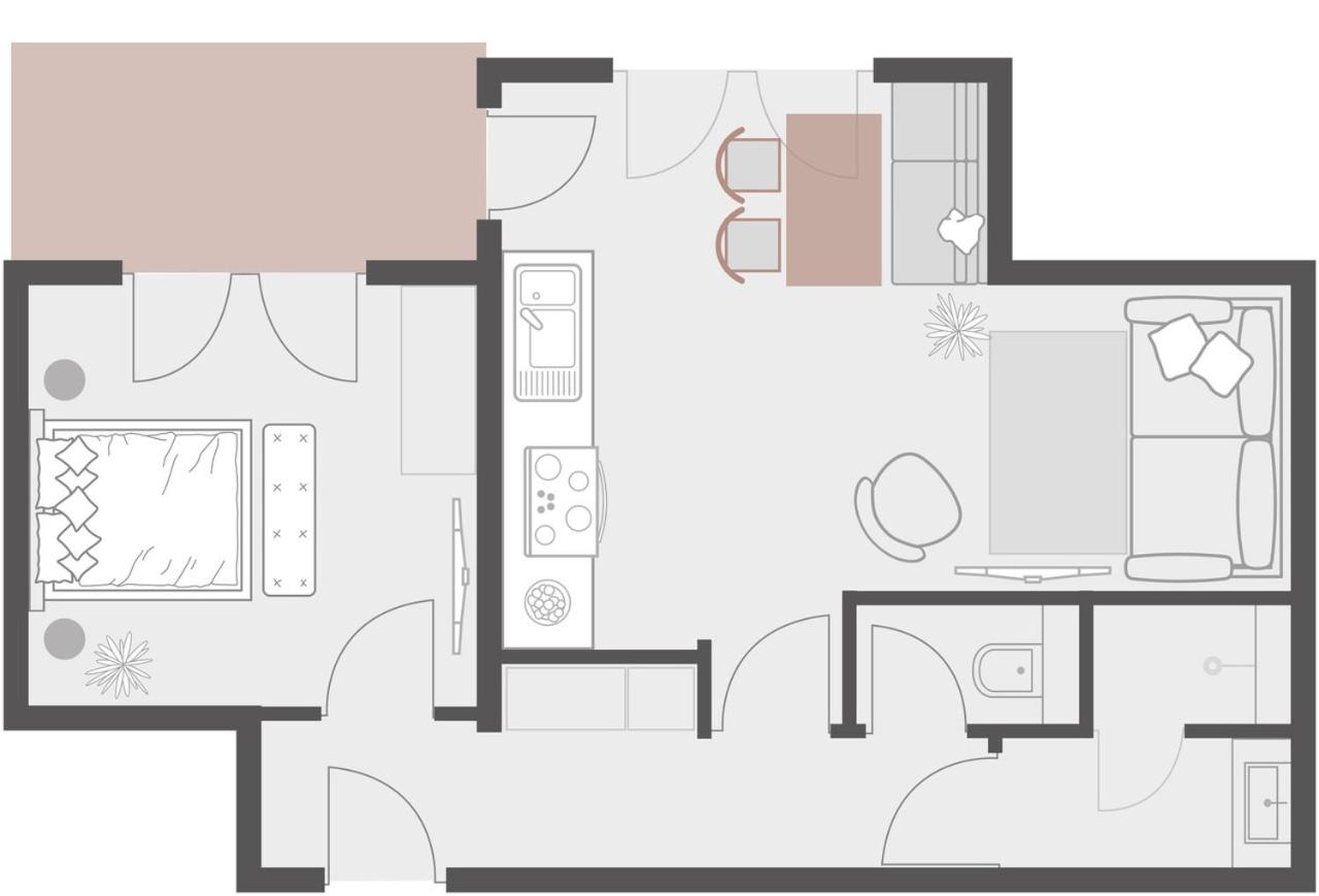 One-Bedroom Apartment photo 2