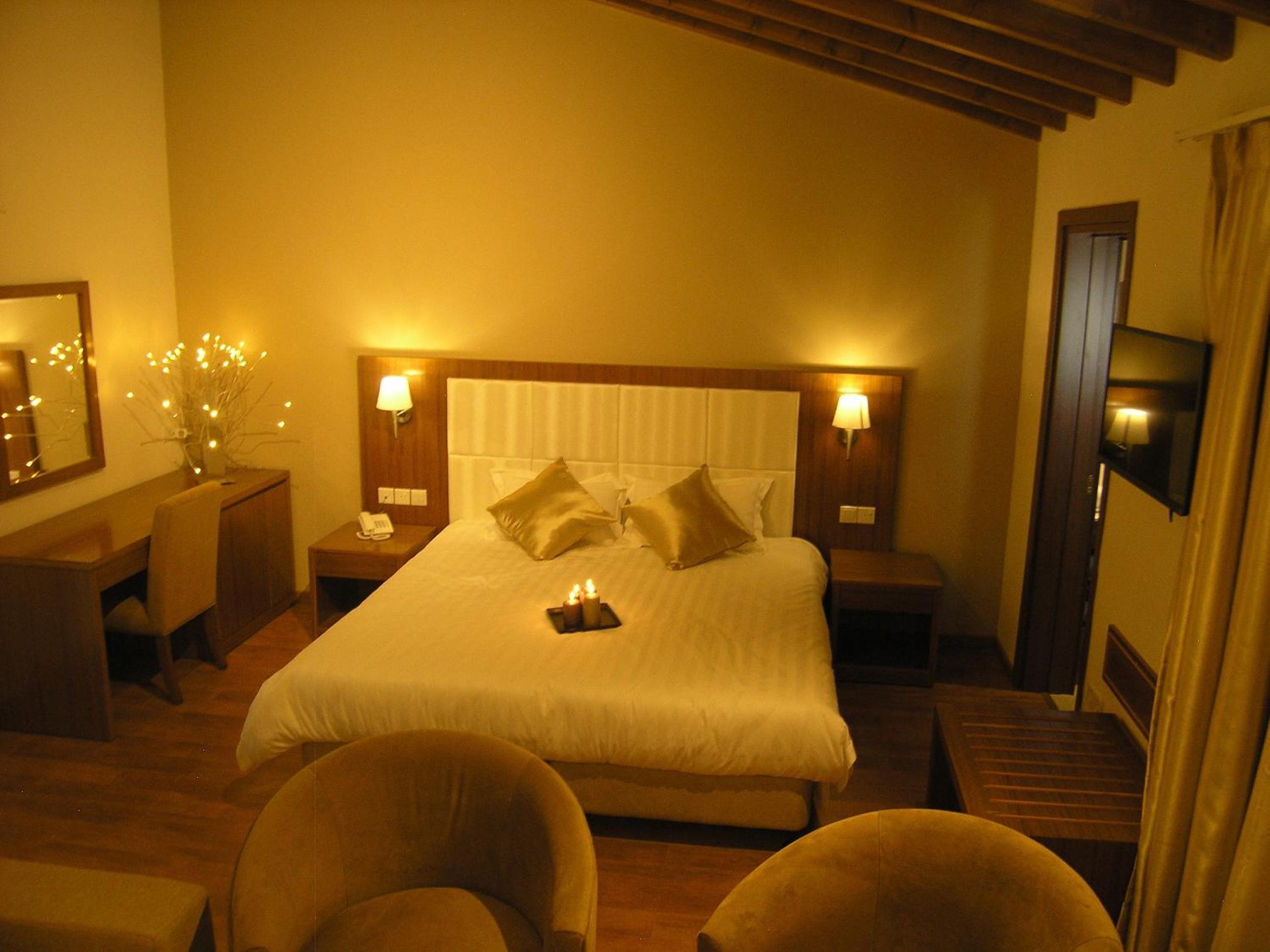 Suite with Fireplace