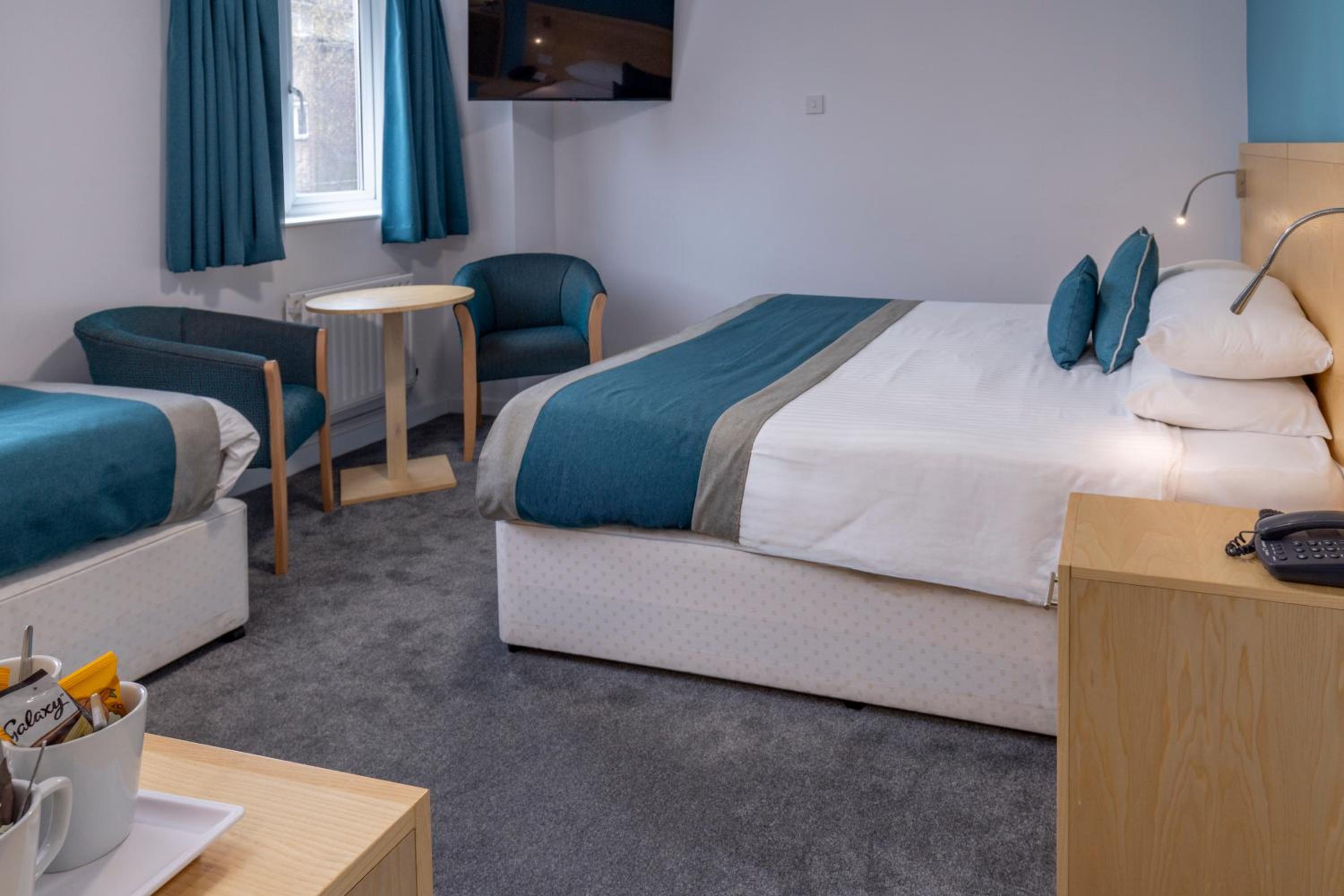 Family Room with One Double Bed, One Single Bed and One Bunk Bed - Non-Smoking