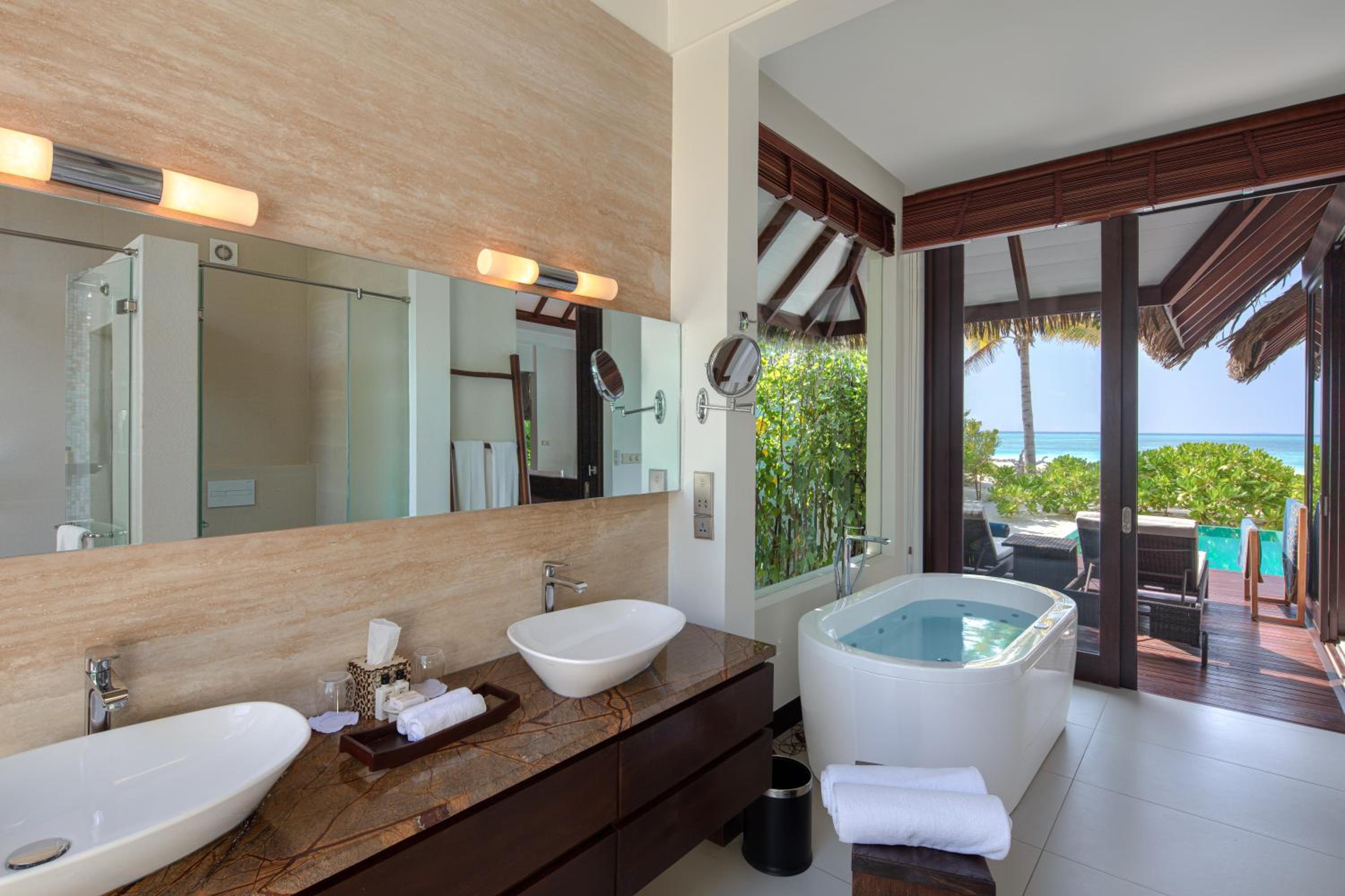 Two Bedroom Family Pool Beach Villa – Personalized Butler Service | Private Sea Plane Lounge Access | Kids Club With Optional Nanny Services | Maldivian Traditional Village Experience | Access To 5 Exceptional Dine-Around Outlets