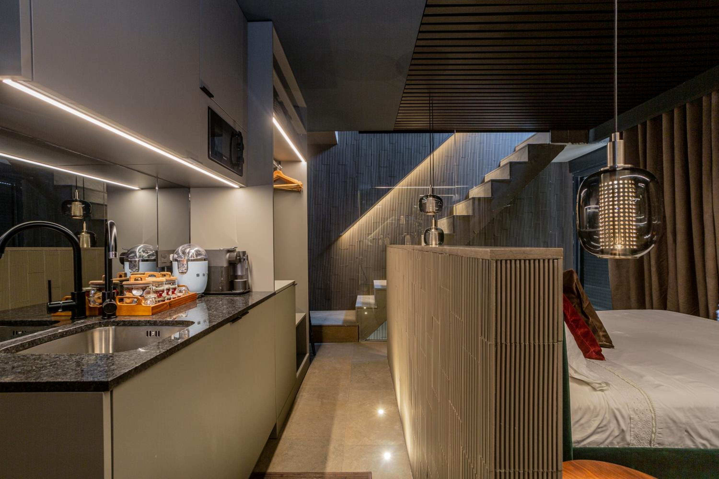 Estudio con terraza