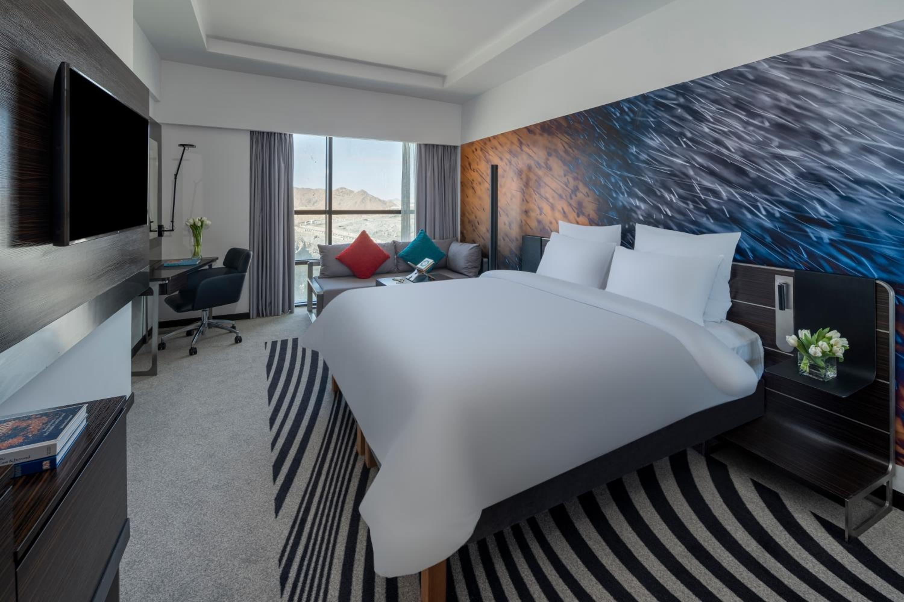 Junior Suite with One King Bed and Living Room