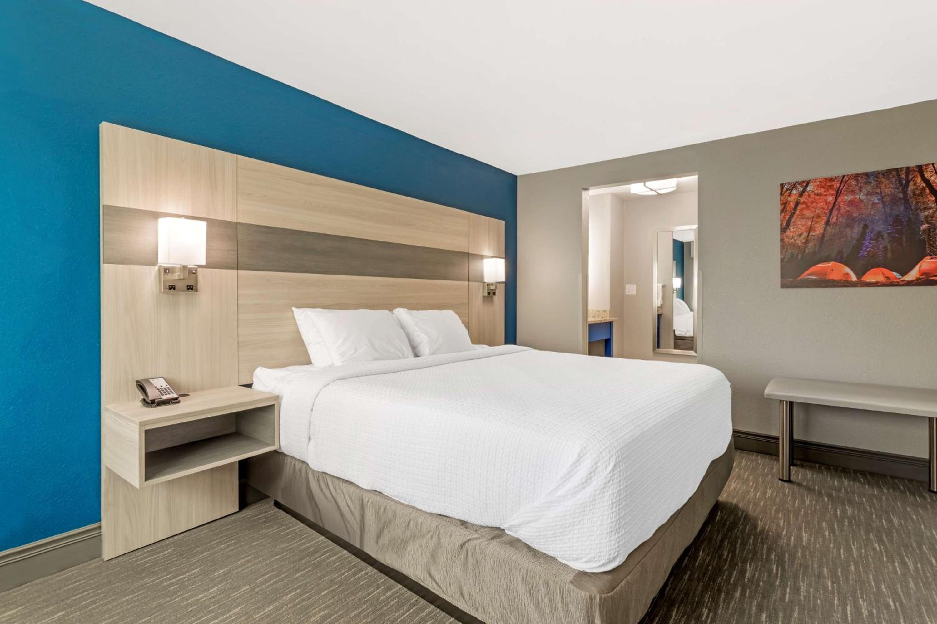 One-Bedroom King Suite with Sofa Bed and Kitchen