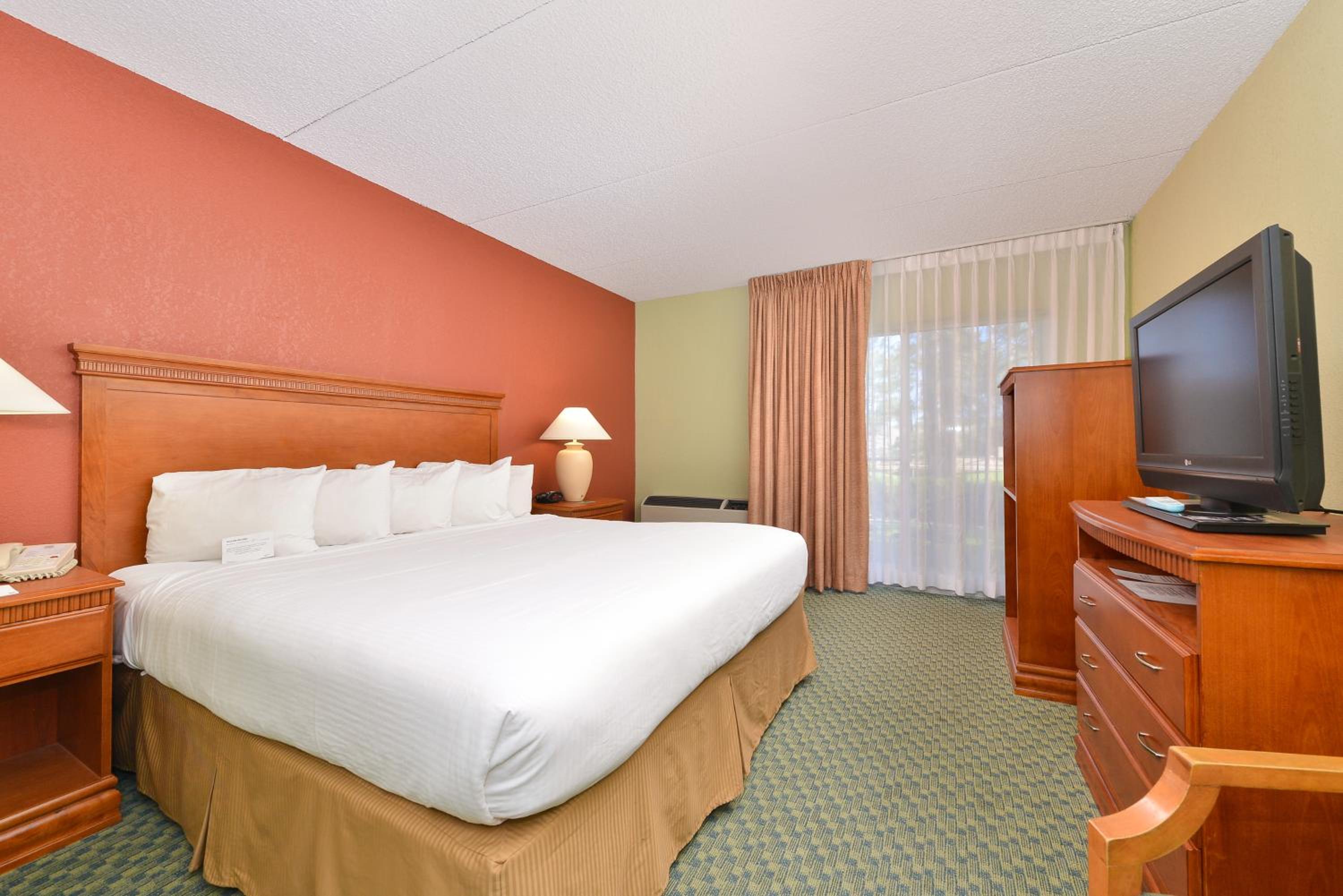 Standard King Room with Work Area and Patio - Non-Smoking