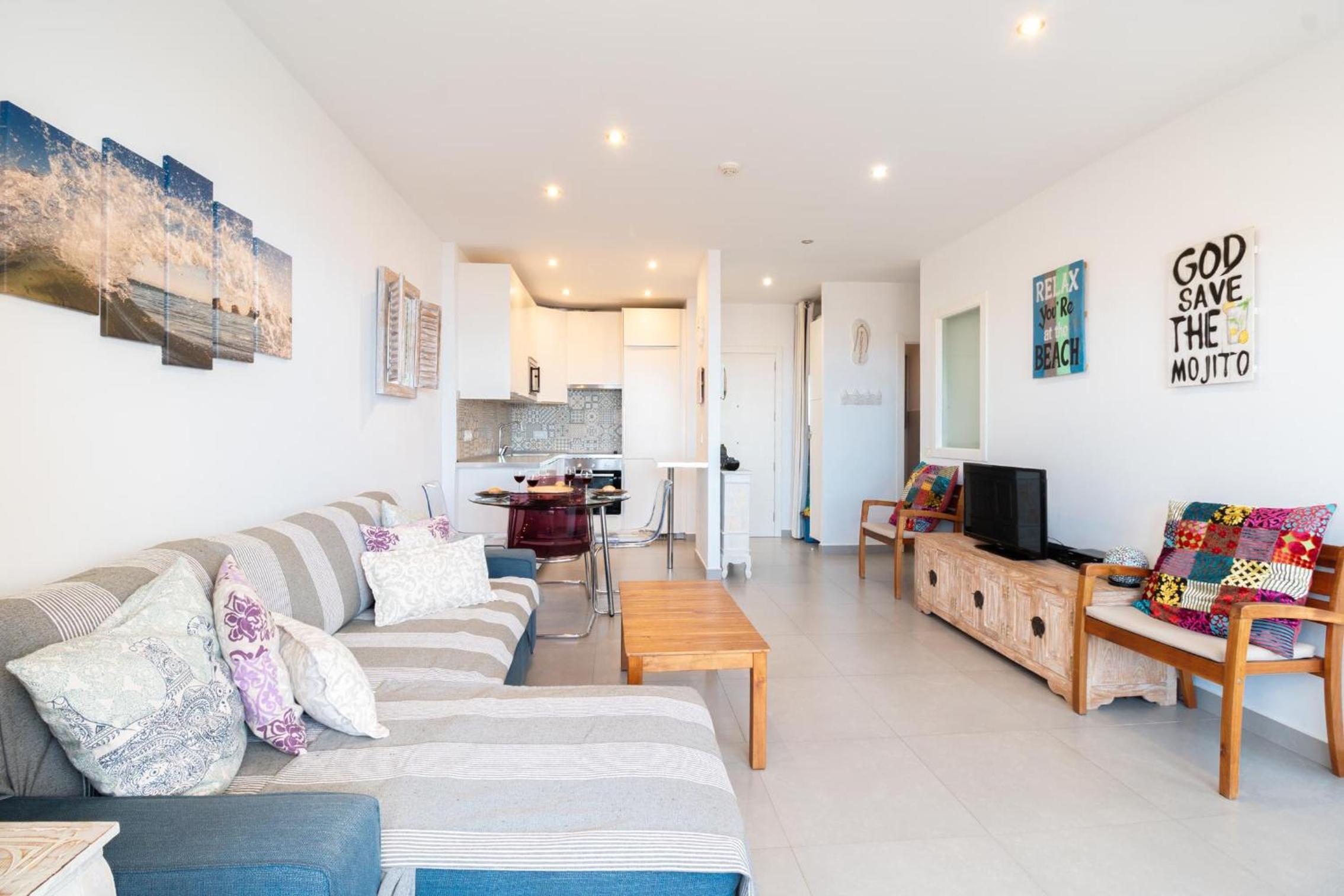 Apartamento con vista al mar