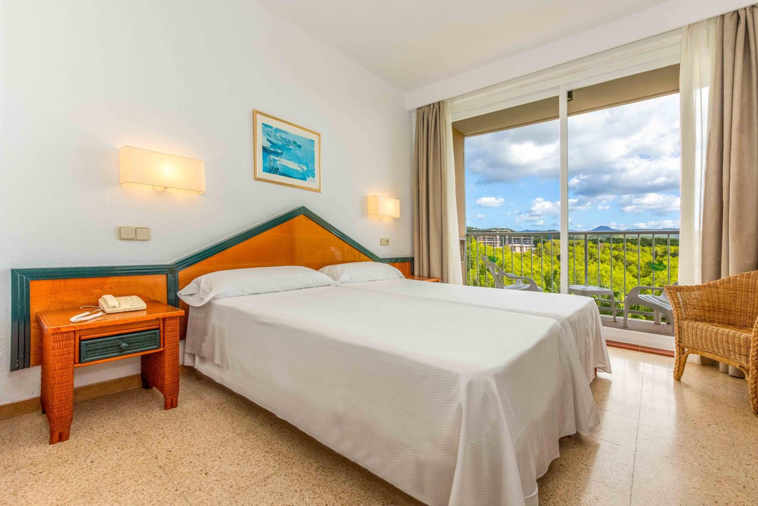 Habitación Doble o con Dos Camas con Vista a la Piscina