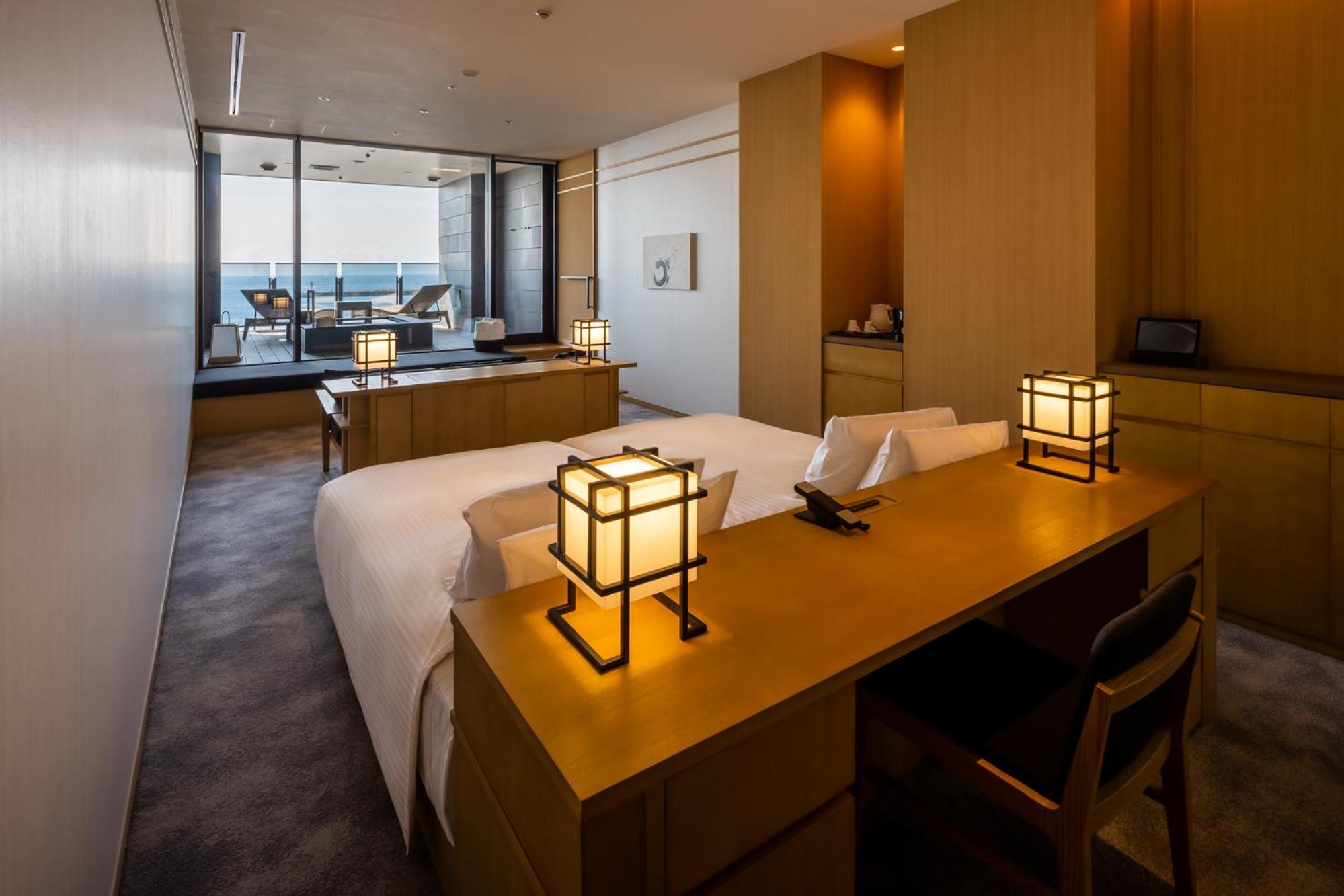 Deluxe Twin Room with Open-Air Bath - Ocean View - Photo 12