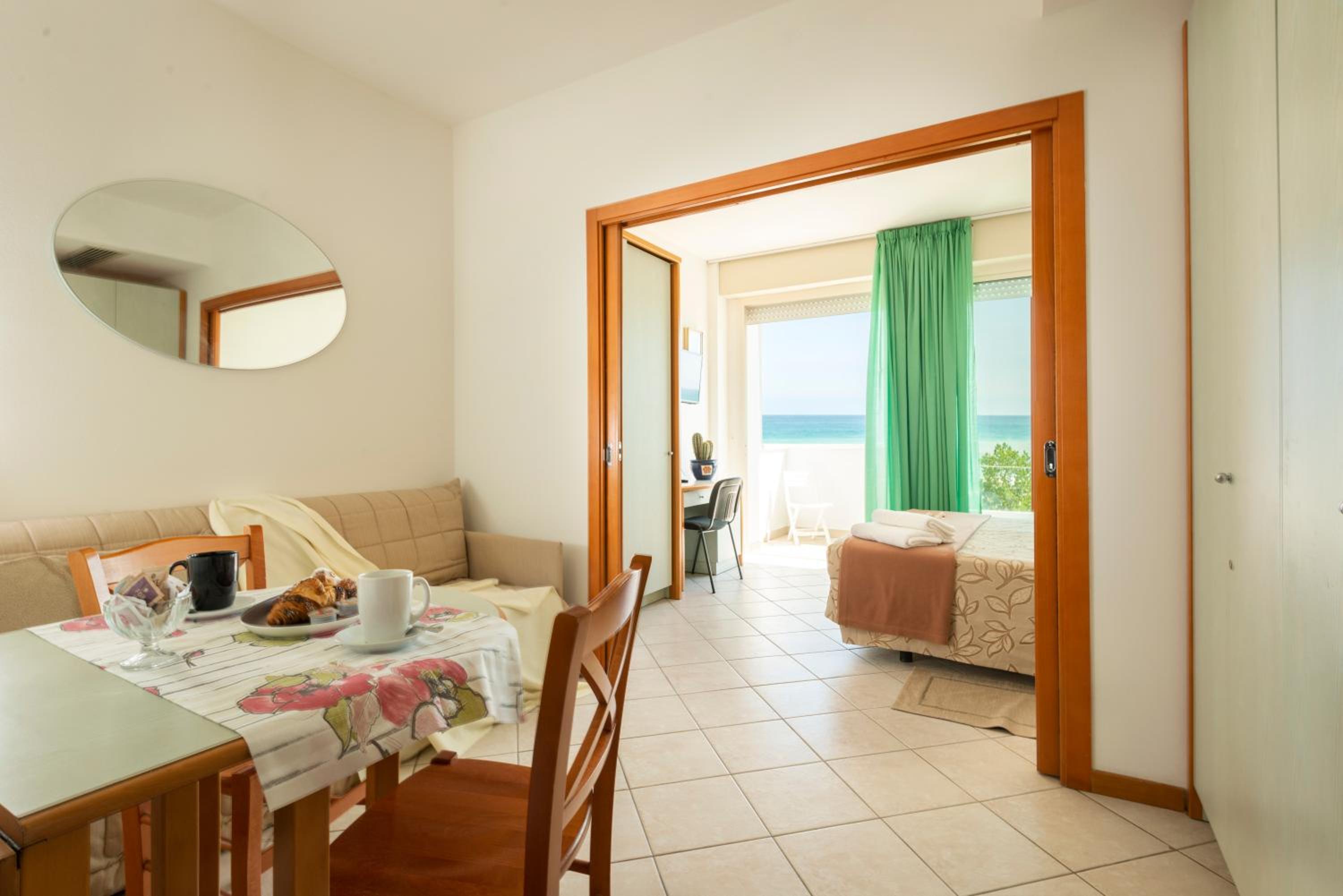 Sea Front Apartment with Balcony