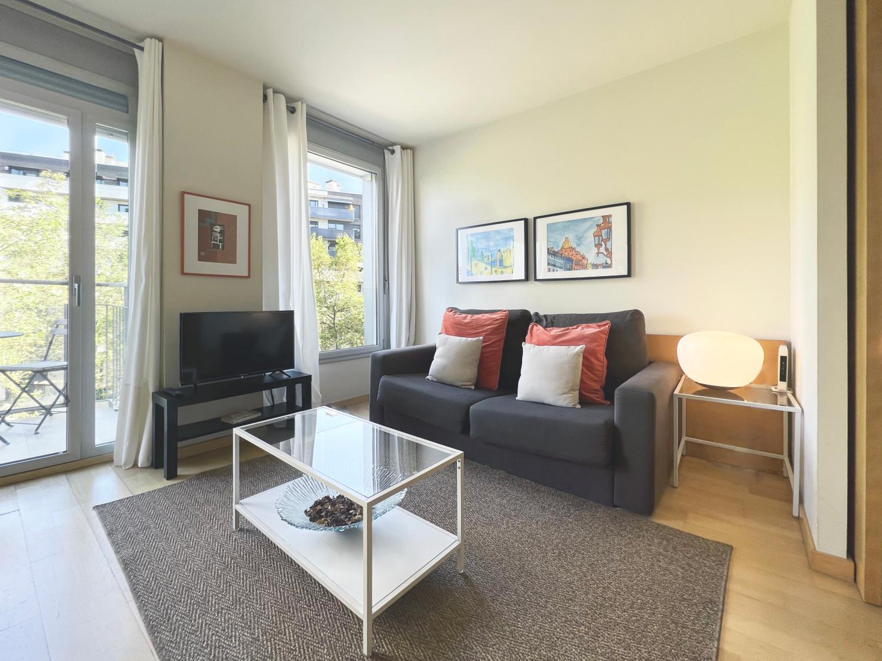 Apartamento con Balcón