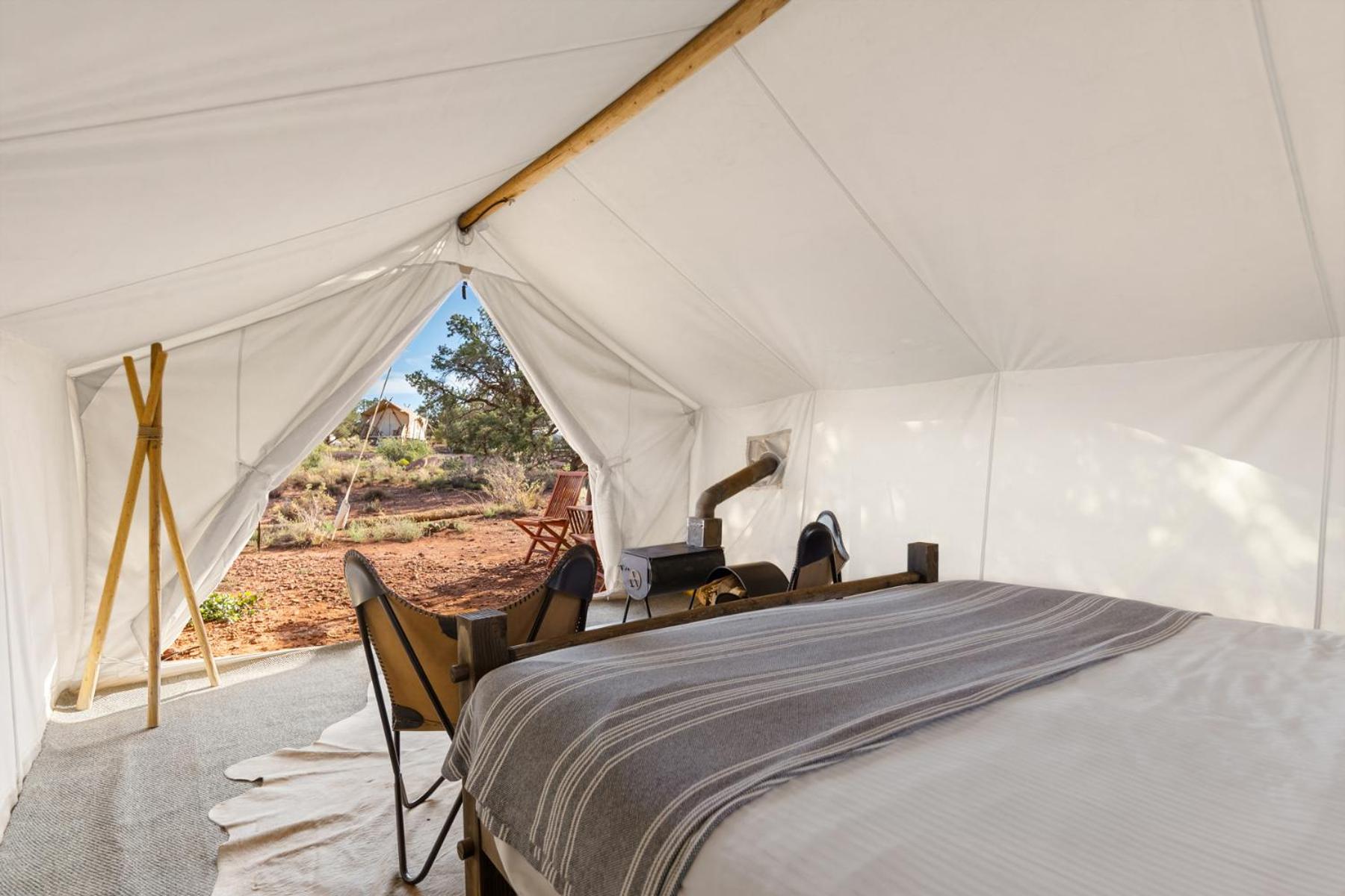 Safari Tent with Three Twin Beds and Shared Bathroom photo 2