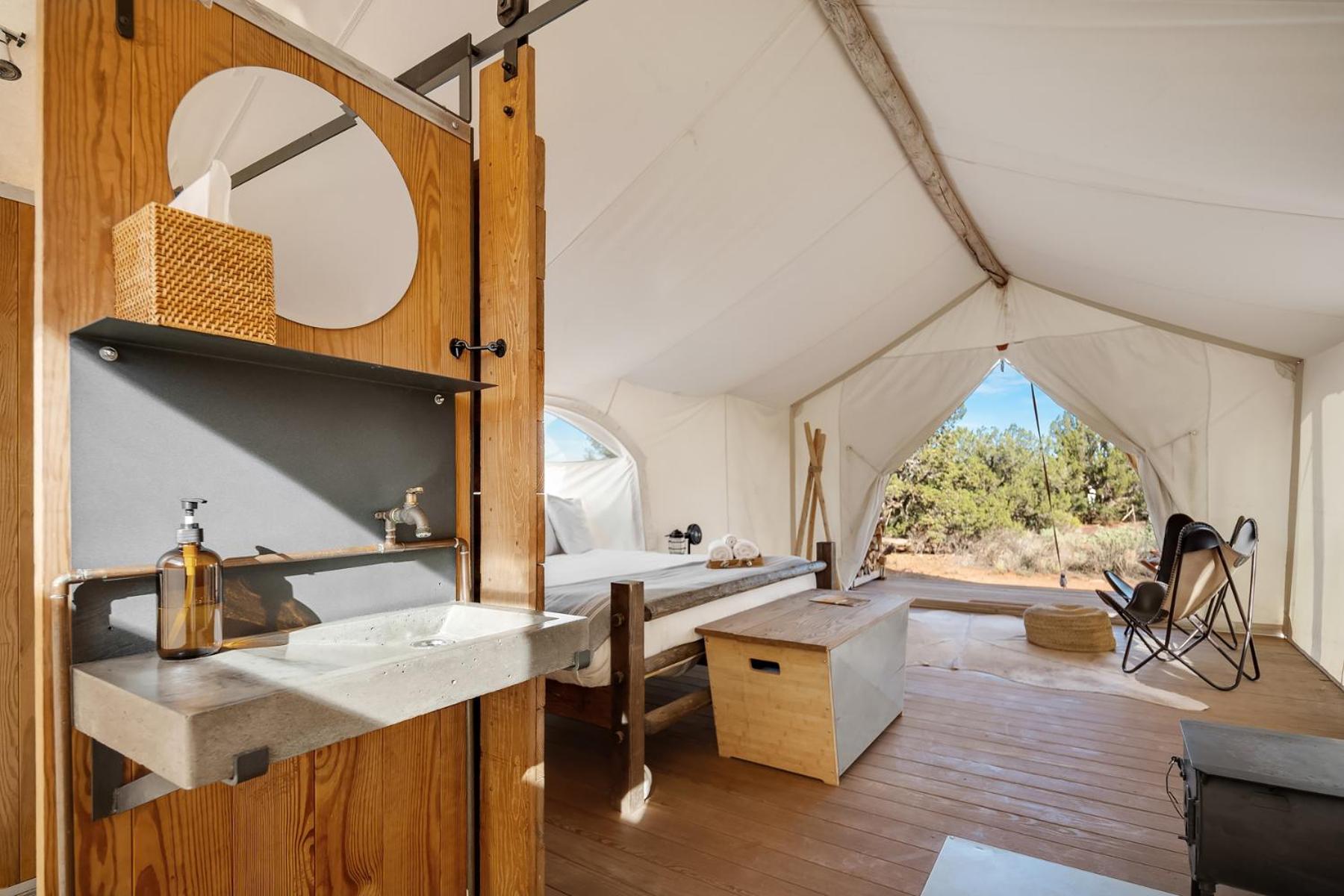Stargazer Tent with Private Bathroom and Kids Tent photo 3