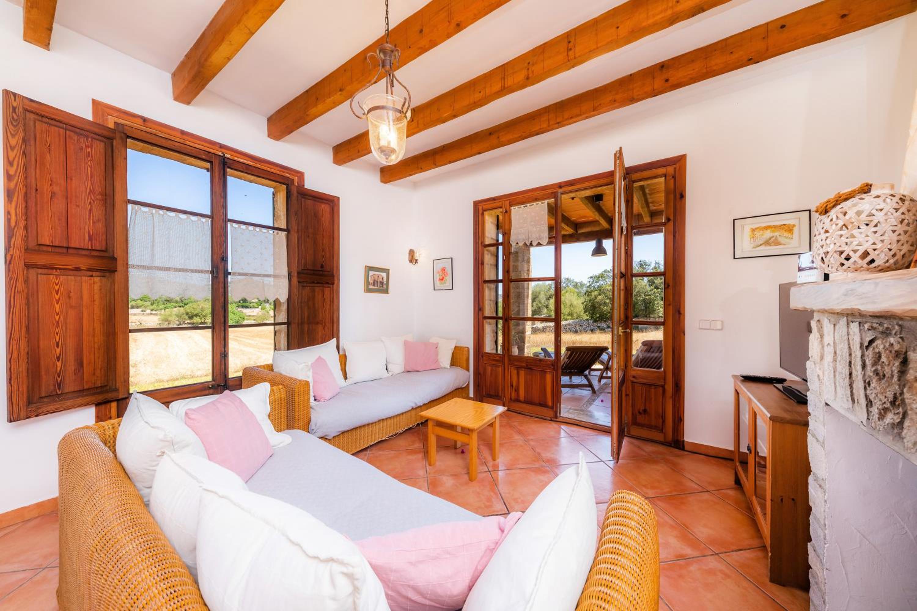 Villa con vistas al jardín