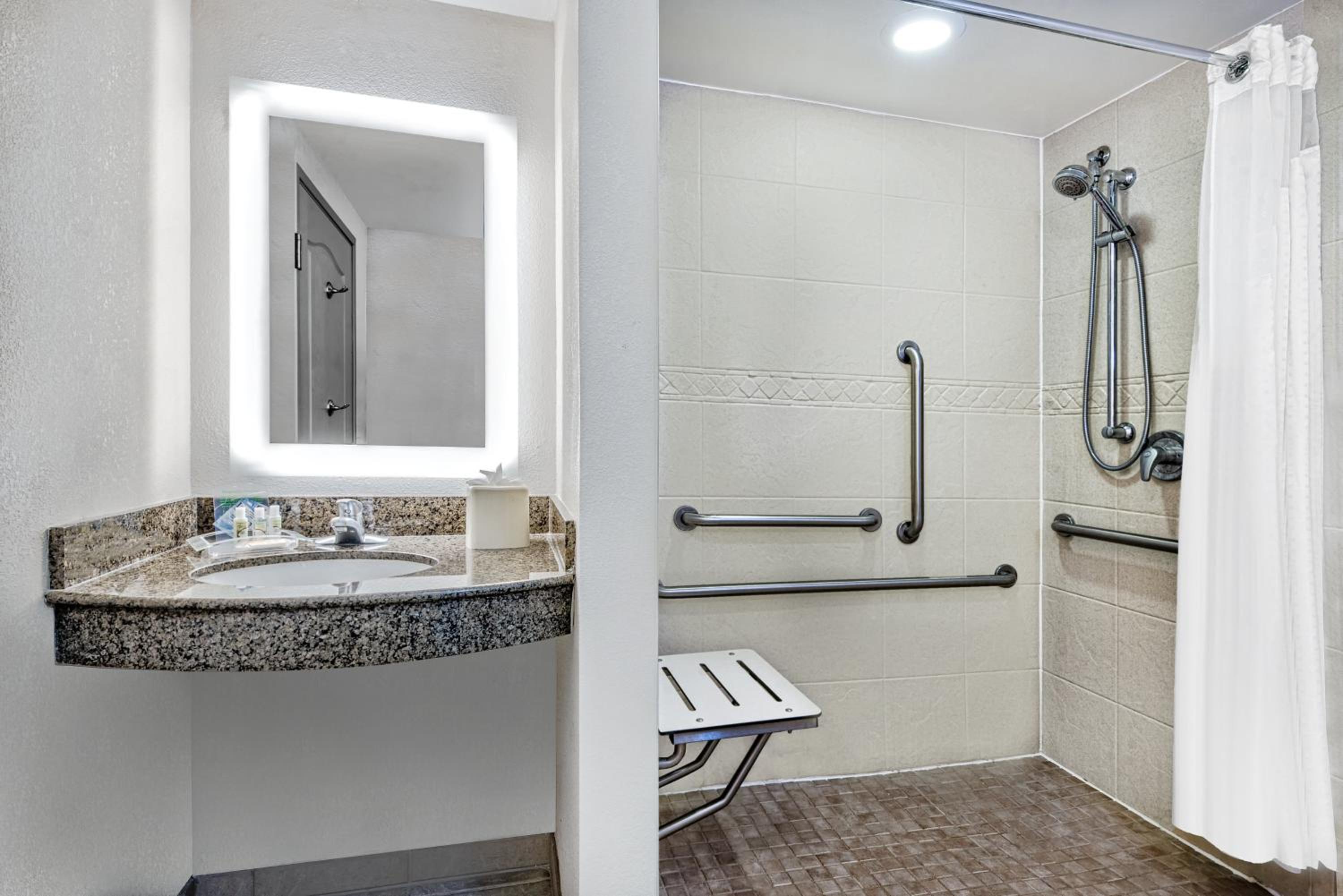 Standard King Room with Mobility Accessible Roll-In Shower - Photo 3