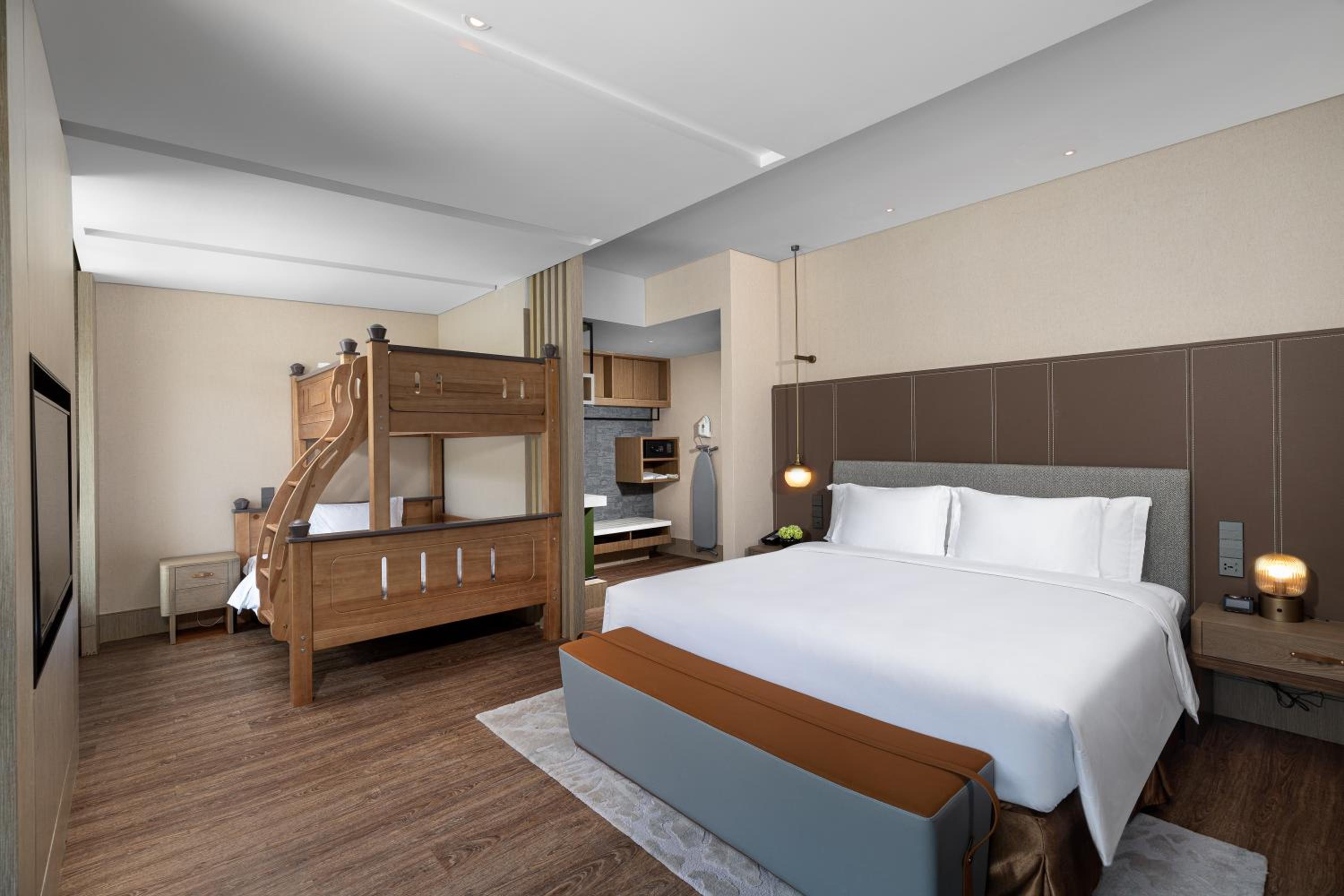 Premium King Room with One King and Bunk Bed
