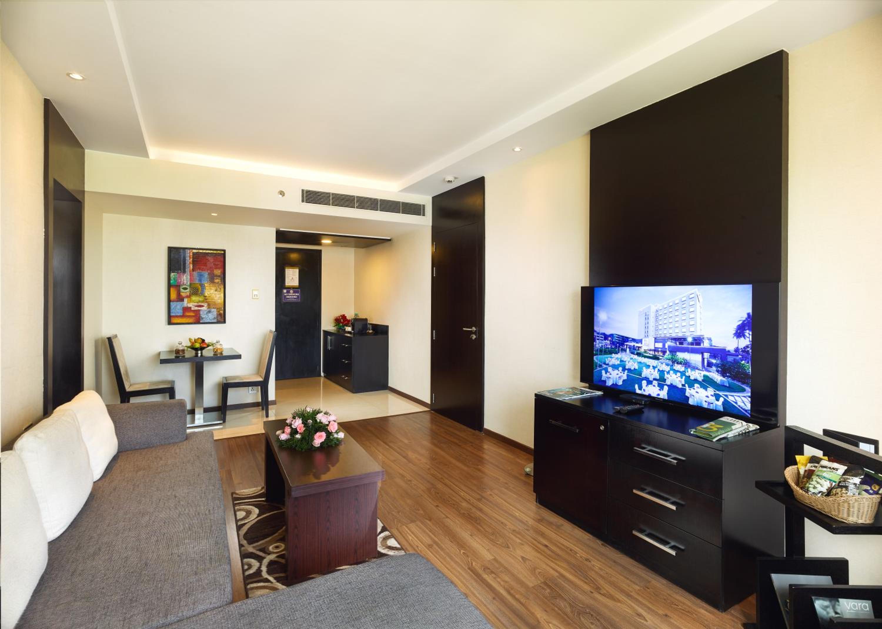 Suite with Garden View with 10% discount on In room dining & Happy hours from 6.30 PM to 8 PM.