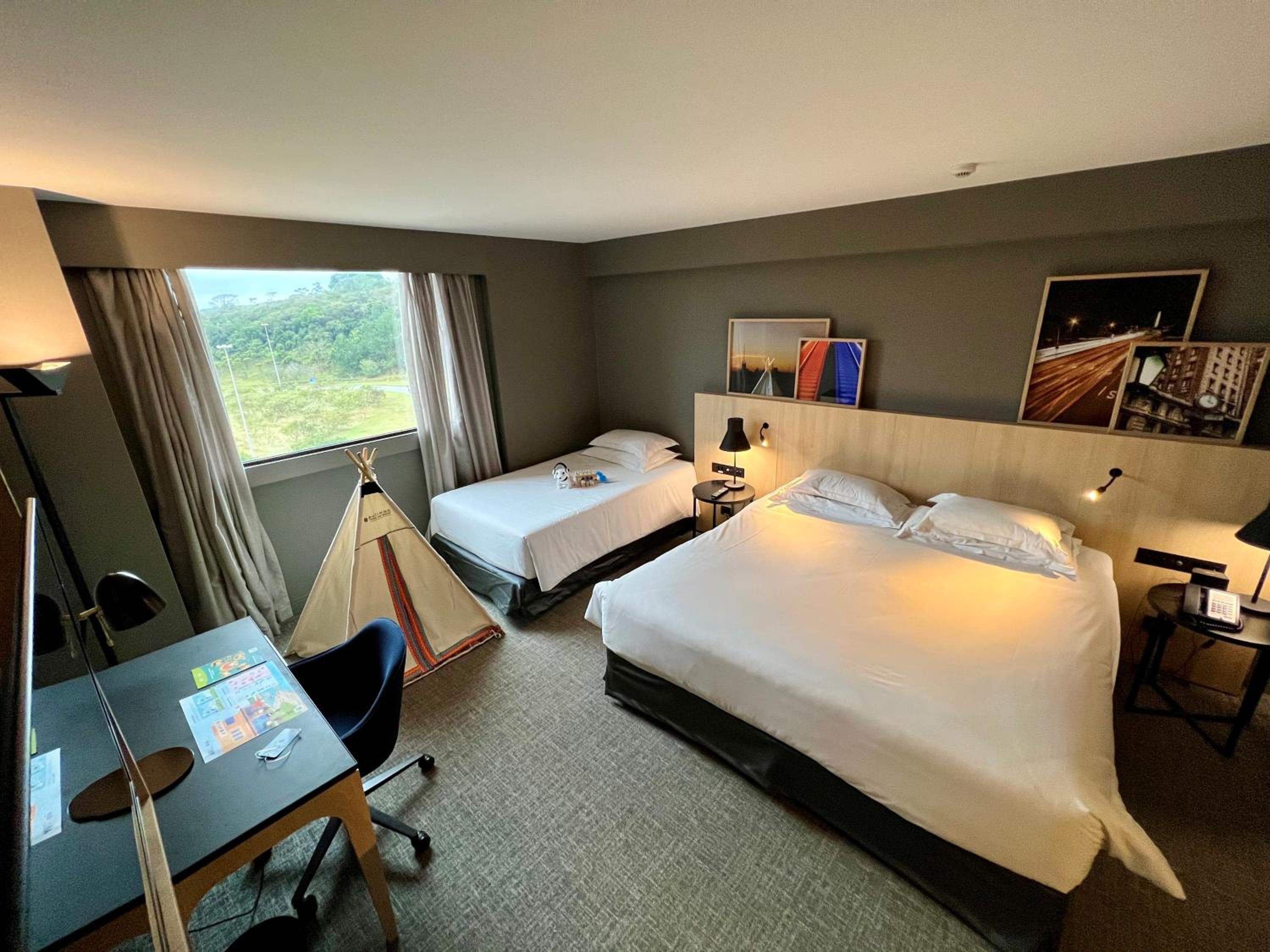 Family Room with One King and One Single Bed