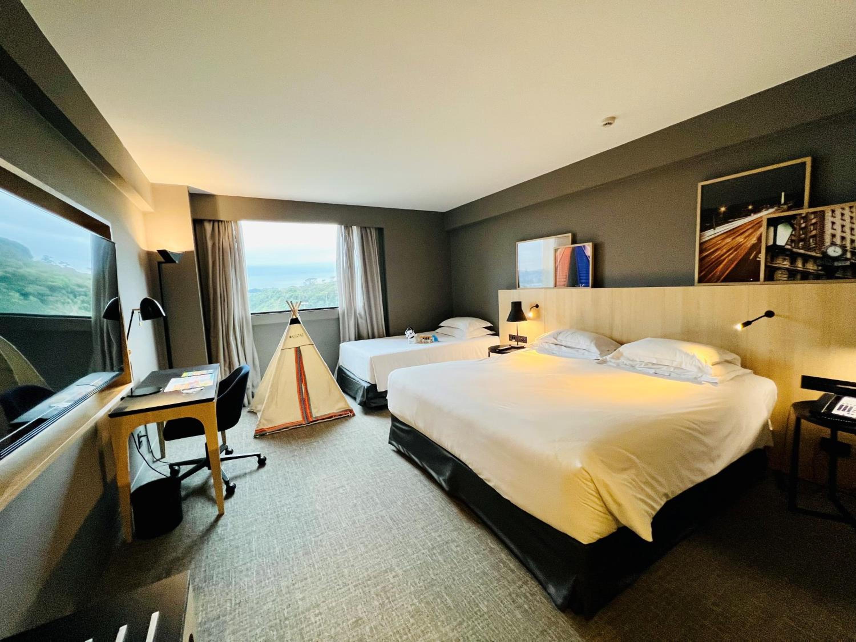 Family Room with One King and One Single Bed