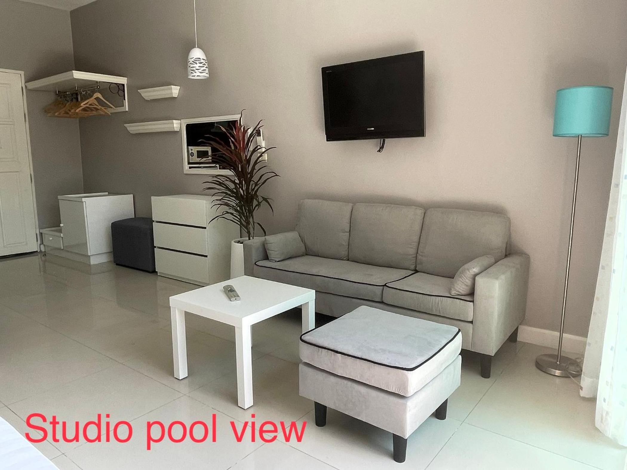 Studio with Pool View