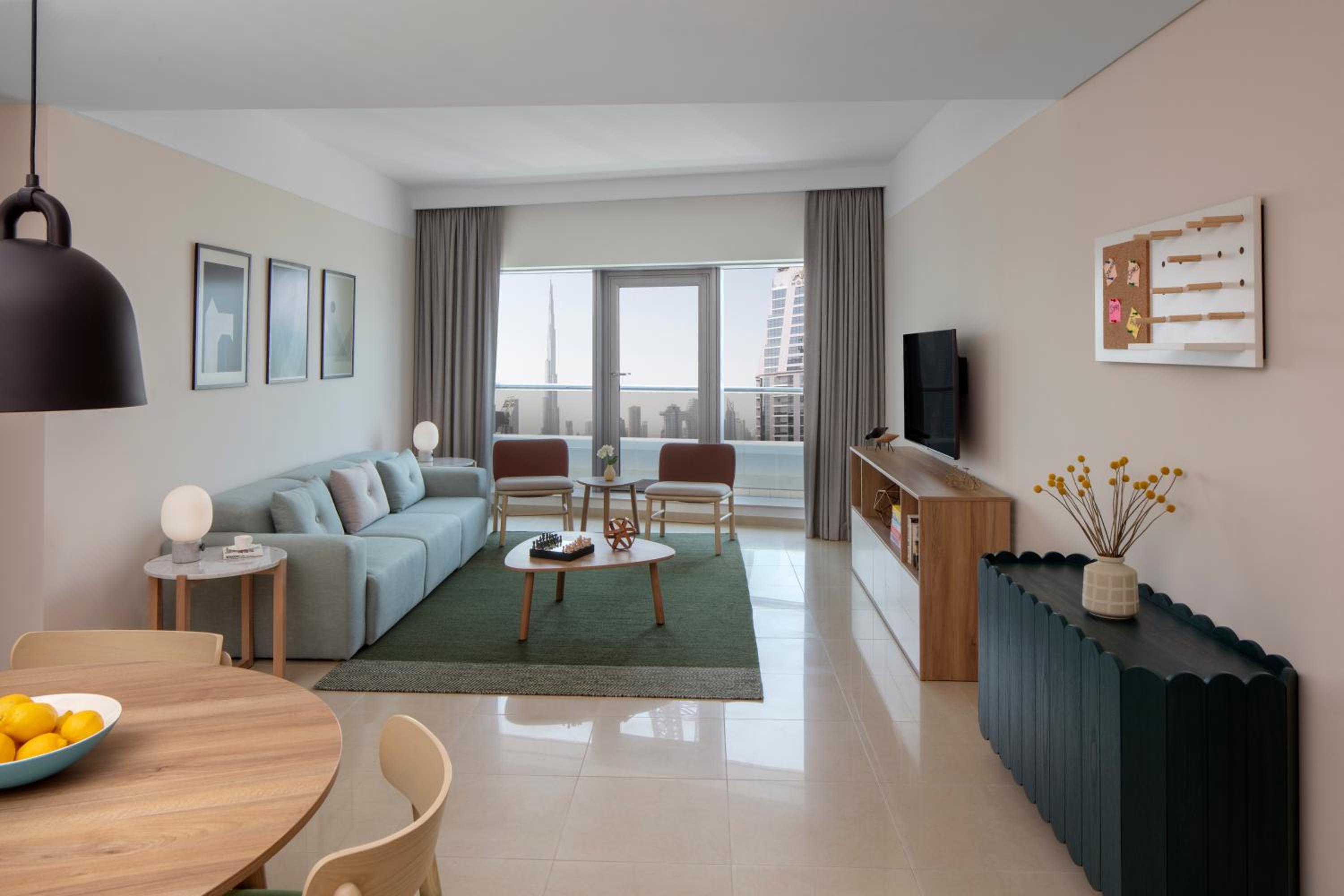 Three-Bedroom Suite with Burj Khalifa View