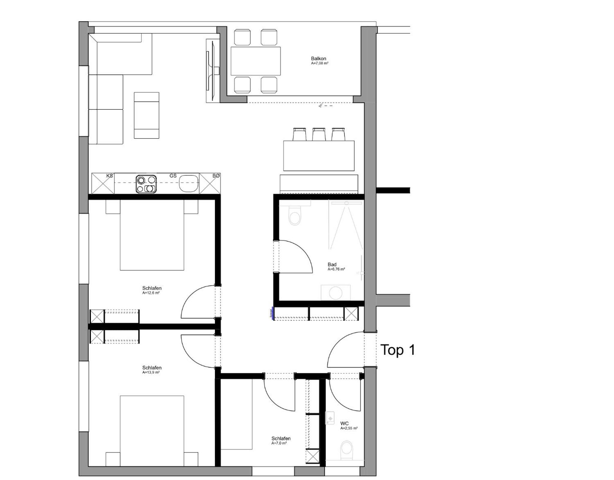 Three-Bedroom Premium Apartment photo 3