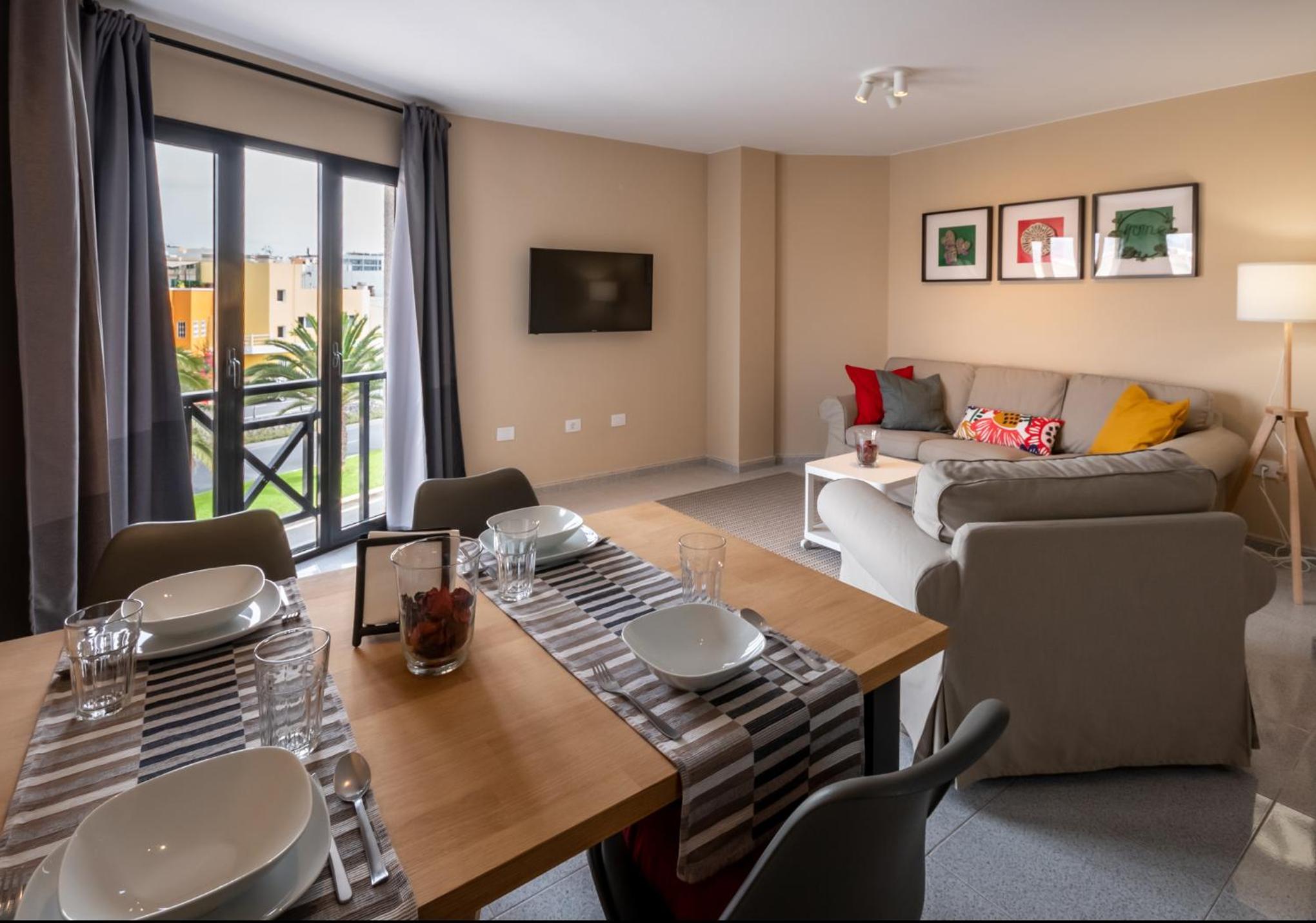 Apartamento de dos habitaciones