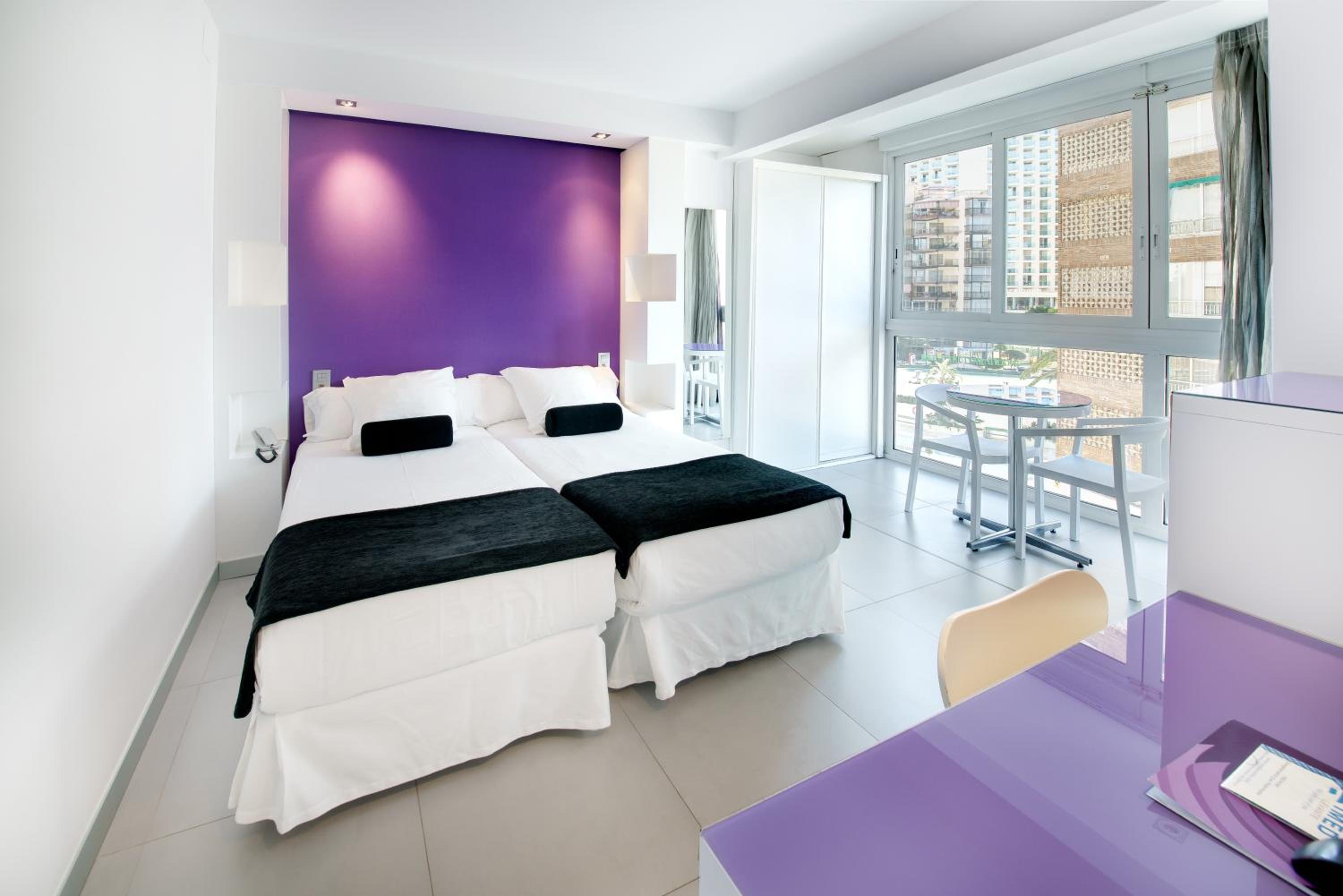 Habitación Individual con Vista a la Ciudad sin Terraza 1 - 2 camas
