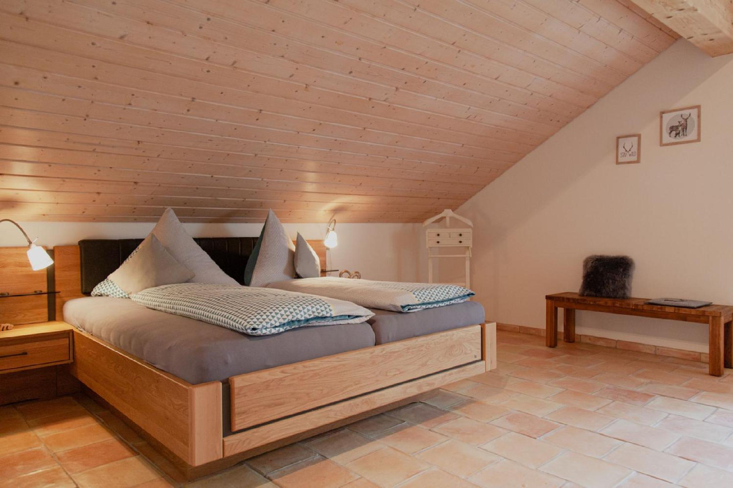 Two-Bedroom Deluxe Apartment with Garden View