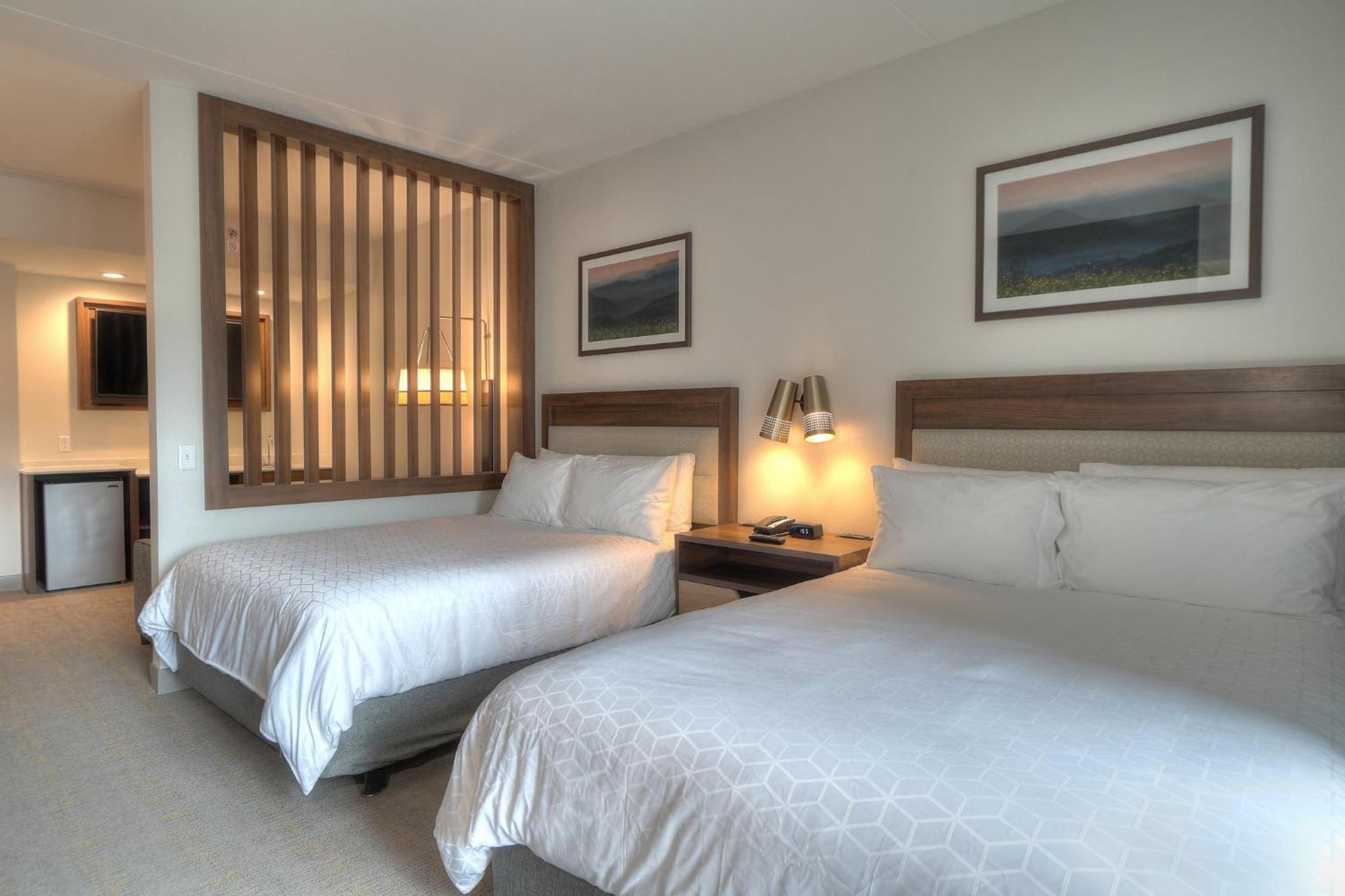 Queen Suite with Two Queen Beds Fireplace and Parkway Balcony - Photo 7