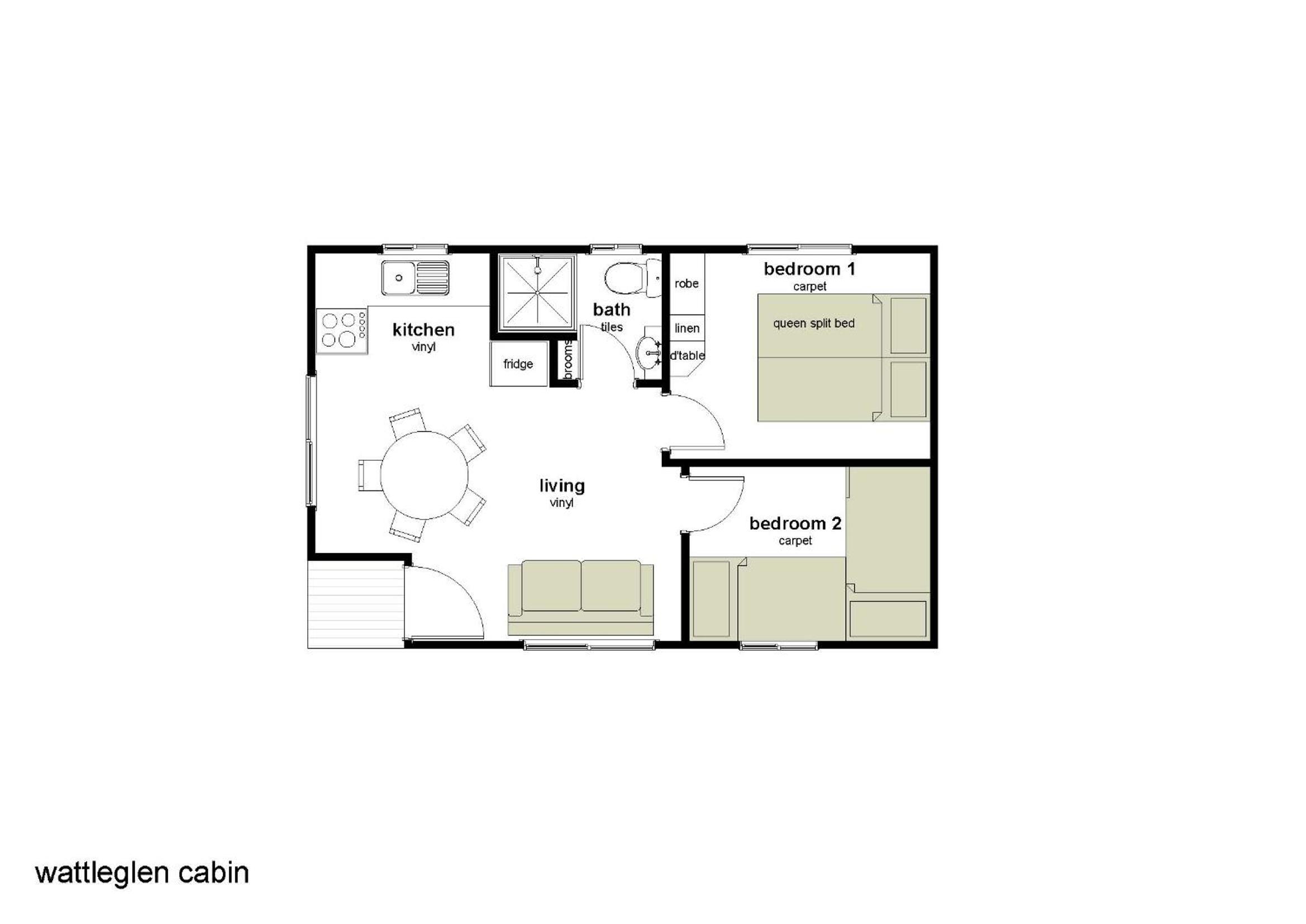 Wattle Glen Cabin (2 Bedroom) photo 2