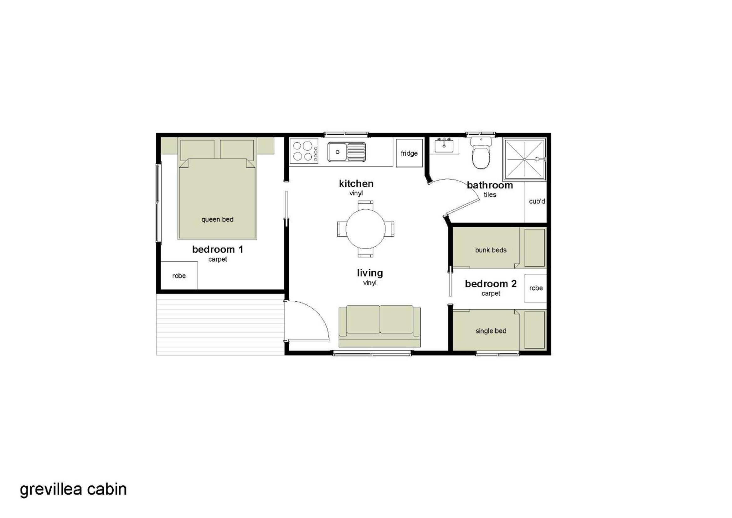  Grevillea Cabin (2 Bedroom) photo 2