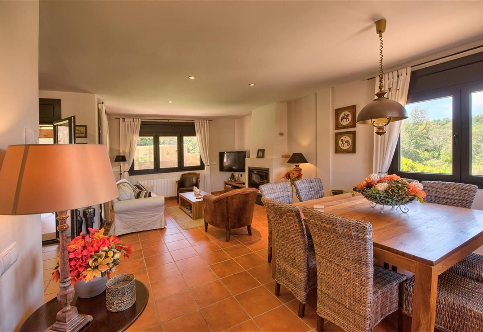 Villa con vistas al jardín