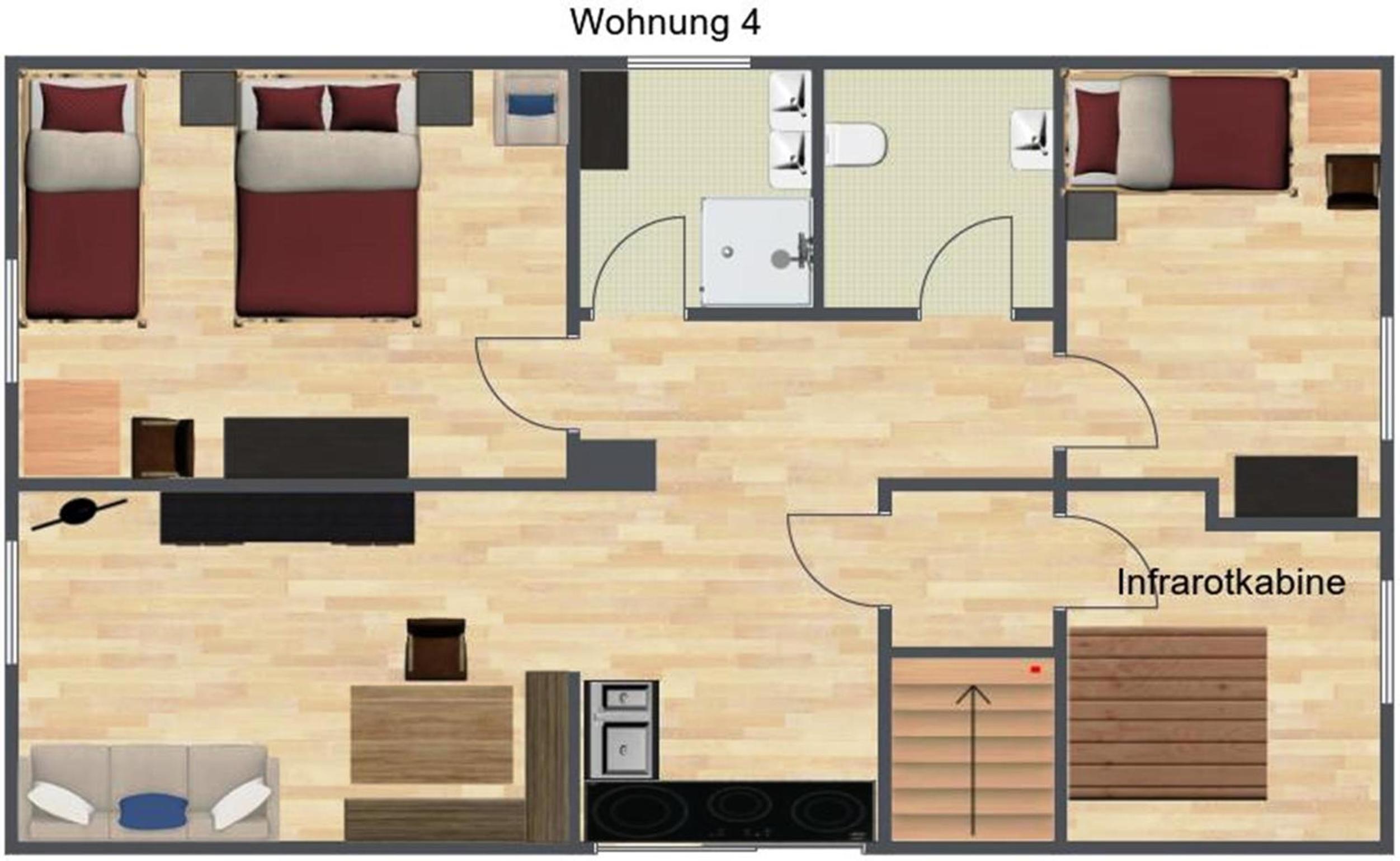 Comfort Two-Bedroom Apartment photo 2