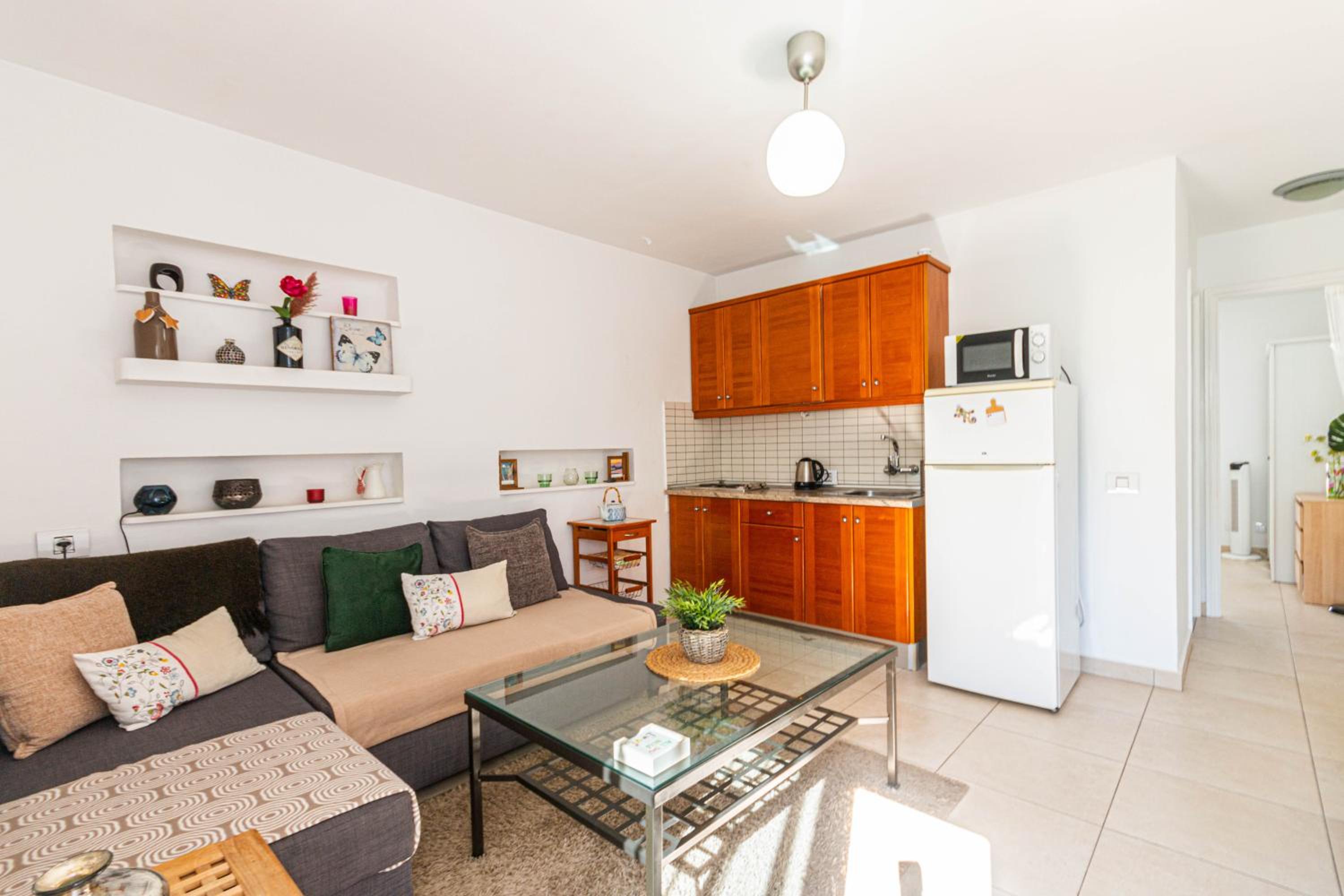 Apartamento con vista a la piscina