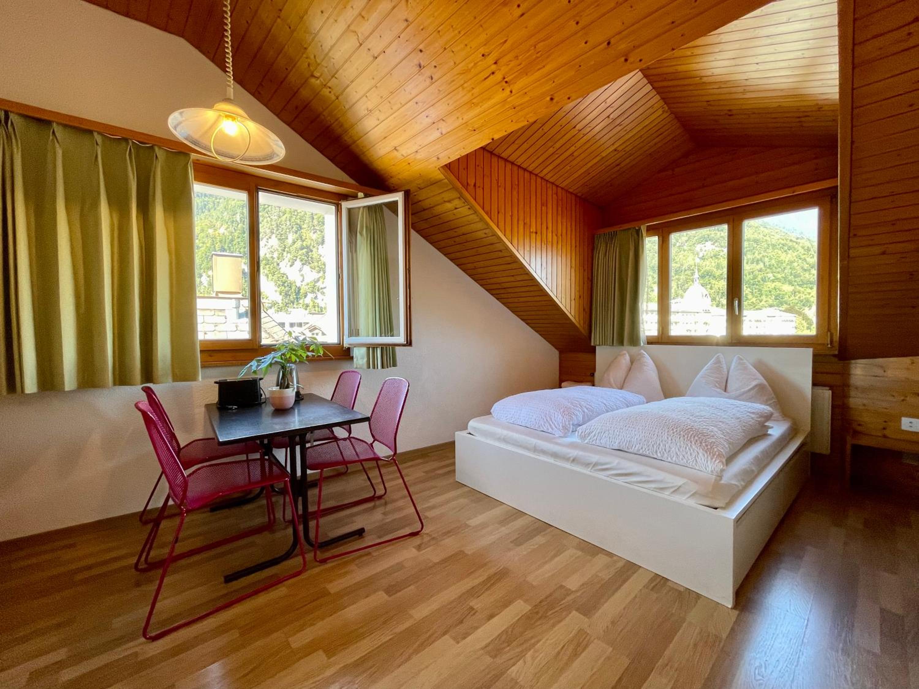 Apartment on fourth floor without elevator.