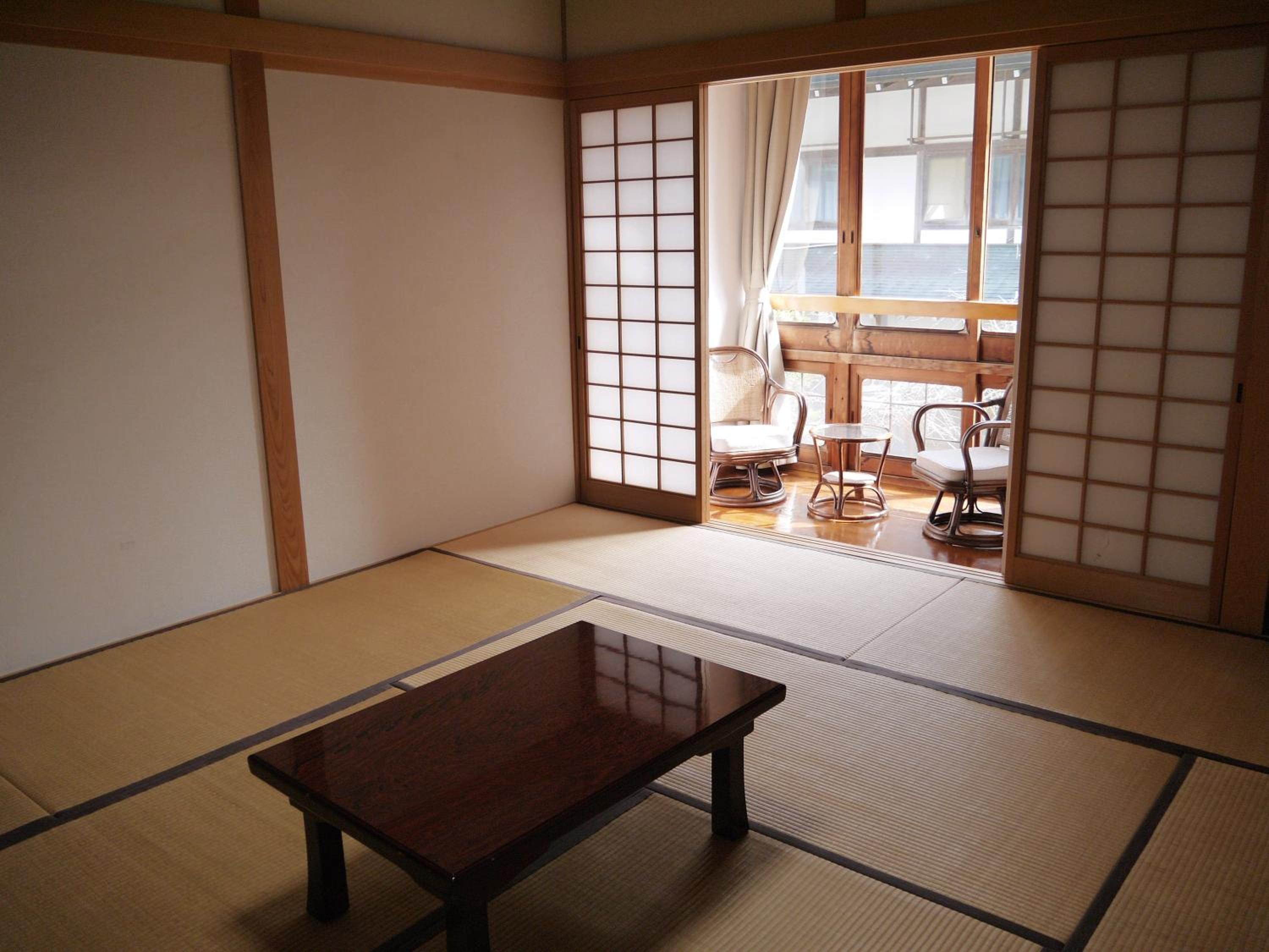 Japanese-Style Family Room with Private Toilet