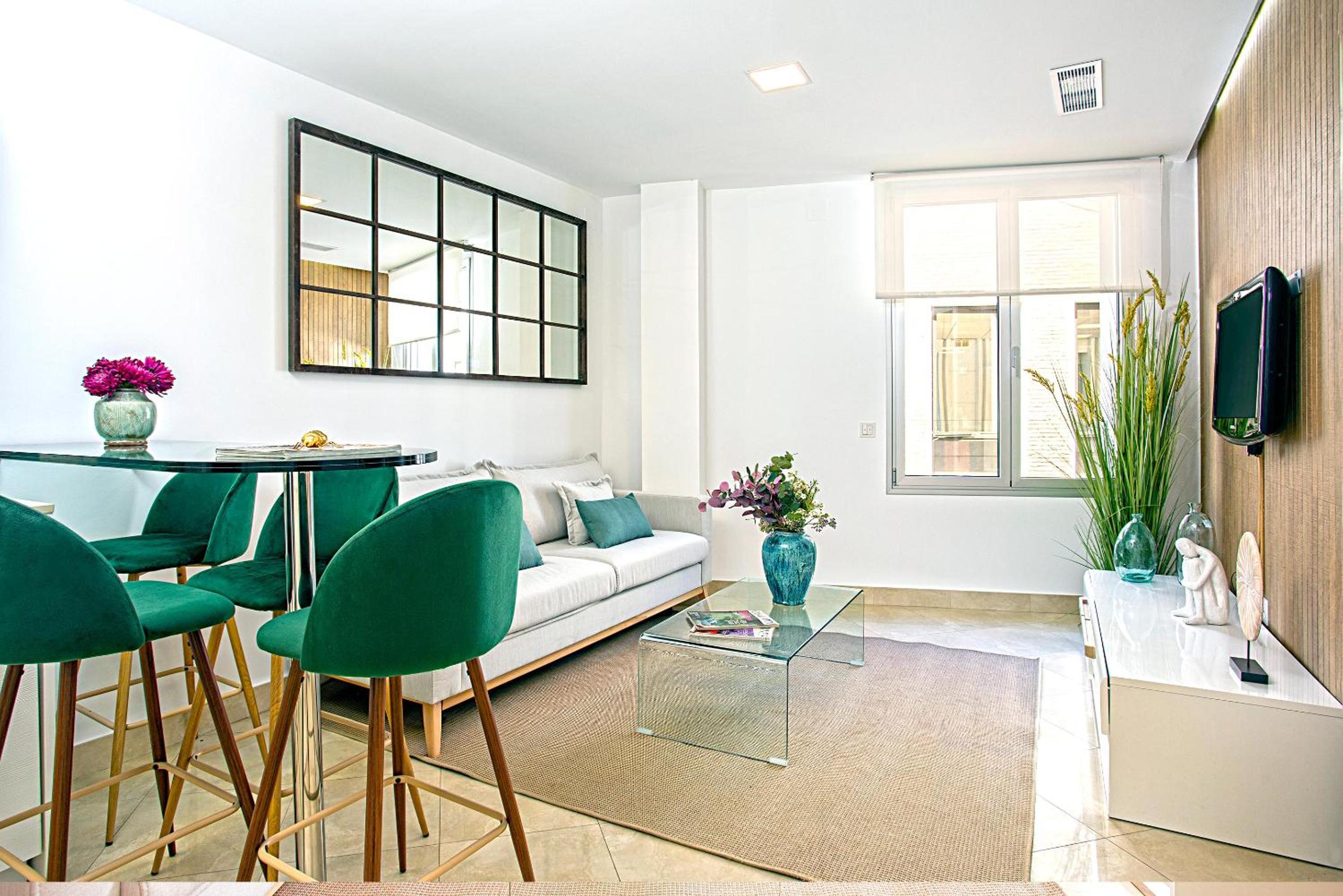 Apartamento de una habitación sin terraza