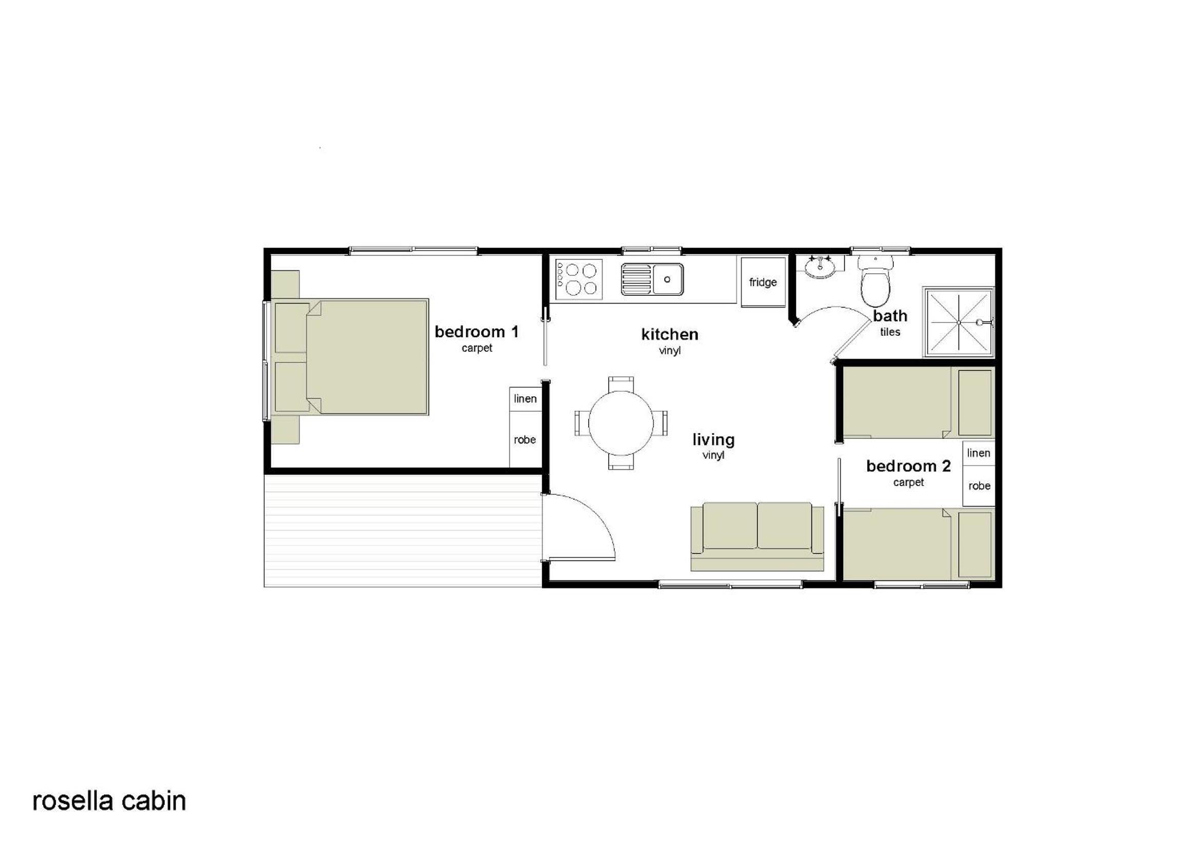  Rosella Cabin (2 Bedroom) photo 2