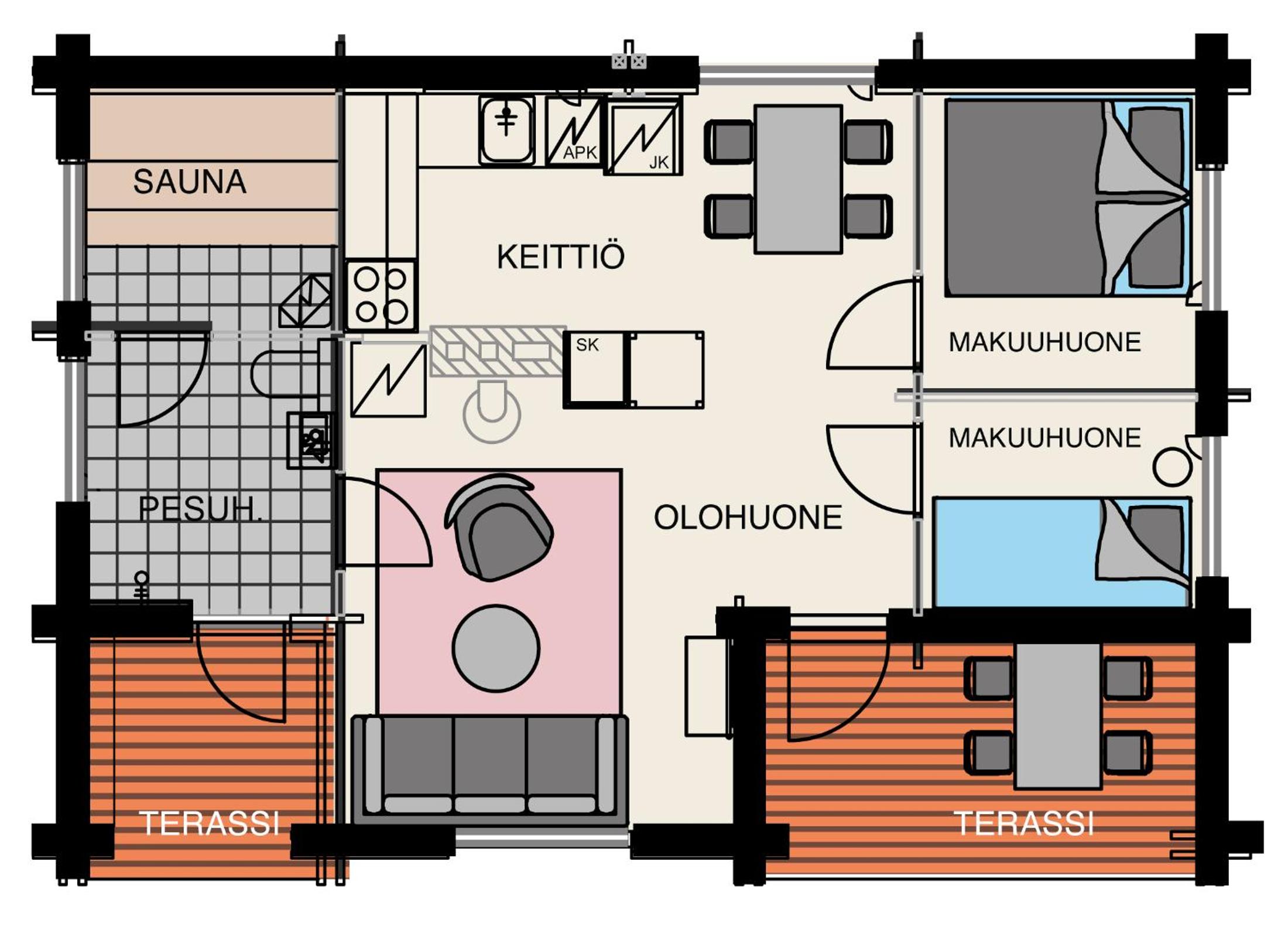 Two-Bedroom Cottage photo 2
