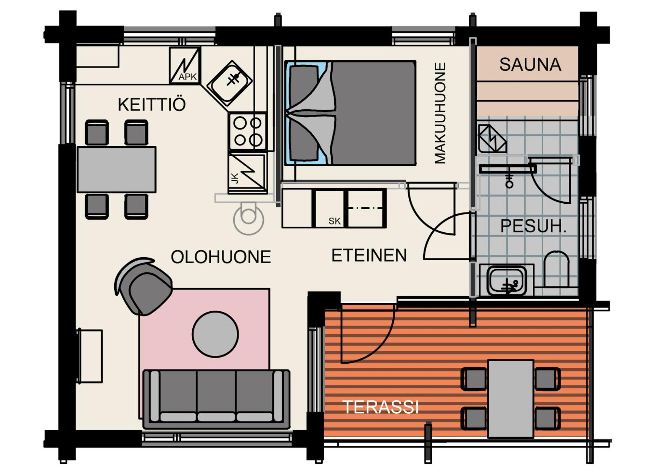 Holiday cottage with one bedroom photo 2