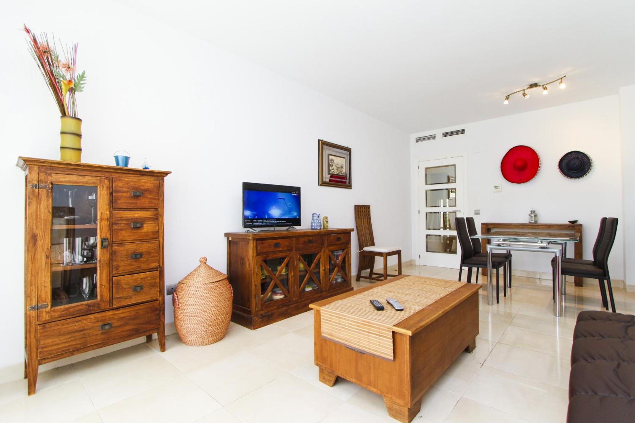Apartamento con vista al jardín